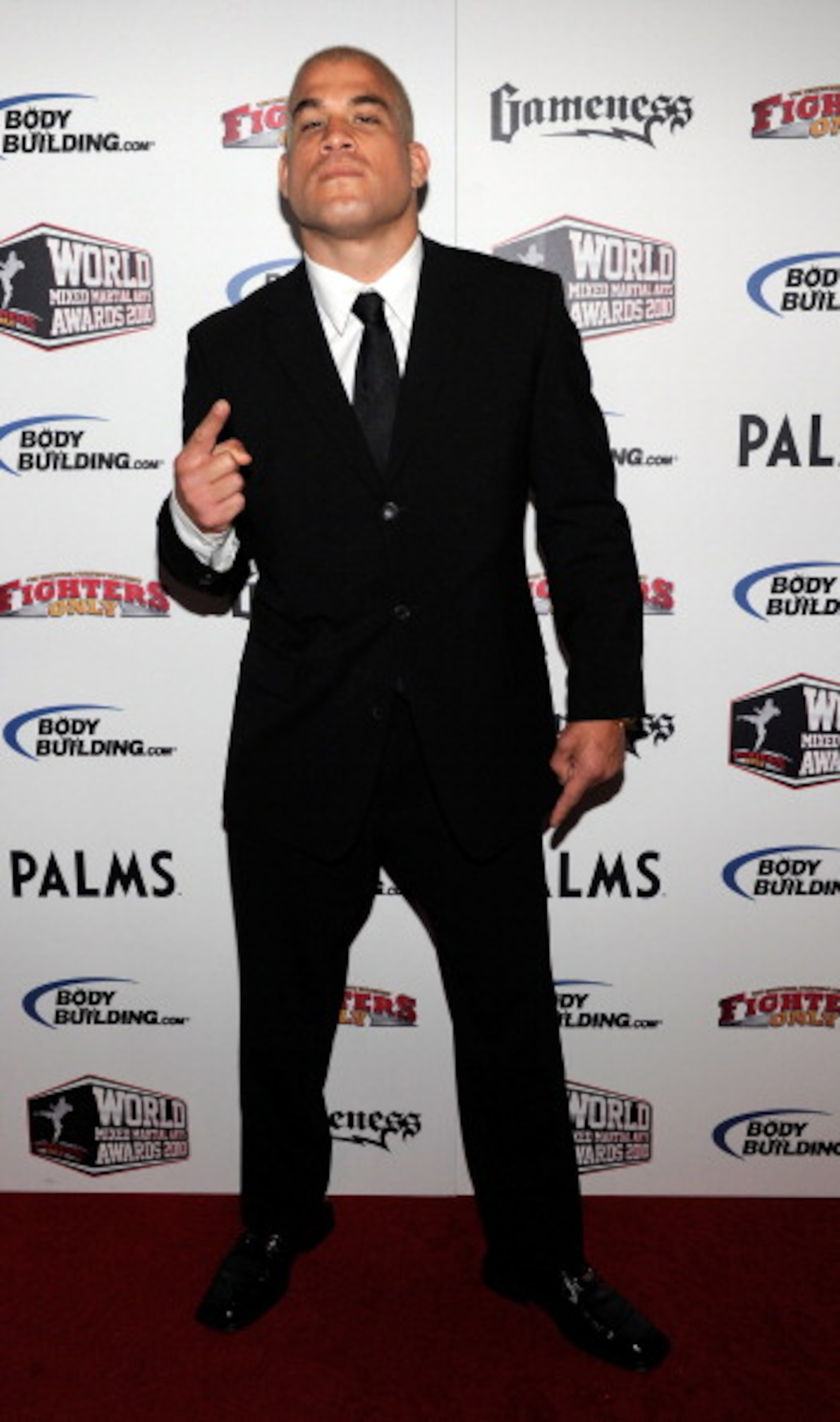 LAS VEGAS, NV - DECEMBER 01: Mixed martial artist Tito Ortiz arrives at the third annual Fighters Only World Mixed Martial Arts Awards 2010 at the Palms Casino Resort December 1, 2010 in Las Vegas, Nevada. (Photo by Ethan Miller/Getty Images) LAS VEGAS, NV - DECEMBER 01: Mixed martial artist Tito Ortiz arrives at the third annual Fighters Only World Mixed Martial Arts Awards 2010 at the Palms Casino Resort December 1, 2010 in Las Vegas, Nevada. (Photo by Ethan Miller/Getty Images)