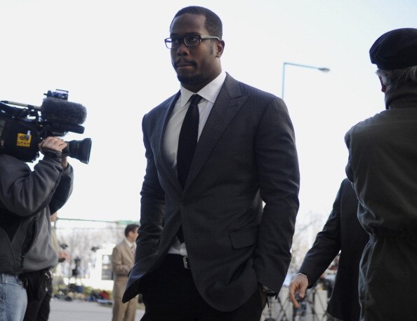 SAINT PAUL, MN - APRIL 6: Linebacker Von Miller of Texas A&M, who is entered in this year's NFL draft, arrives for a hearing at the U.S. Courthouse on April 6, 2011 in Saint Paul, Minnesota. NFL players have filed an antitrust lawsuit against the NFL owne