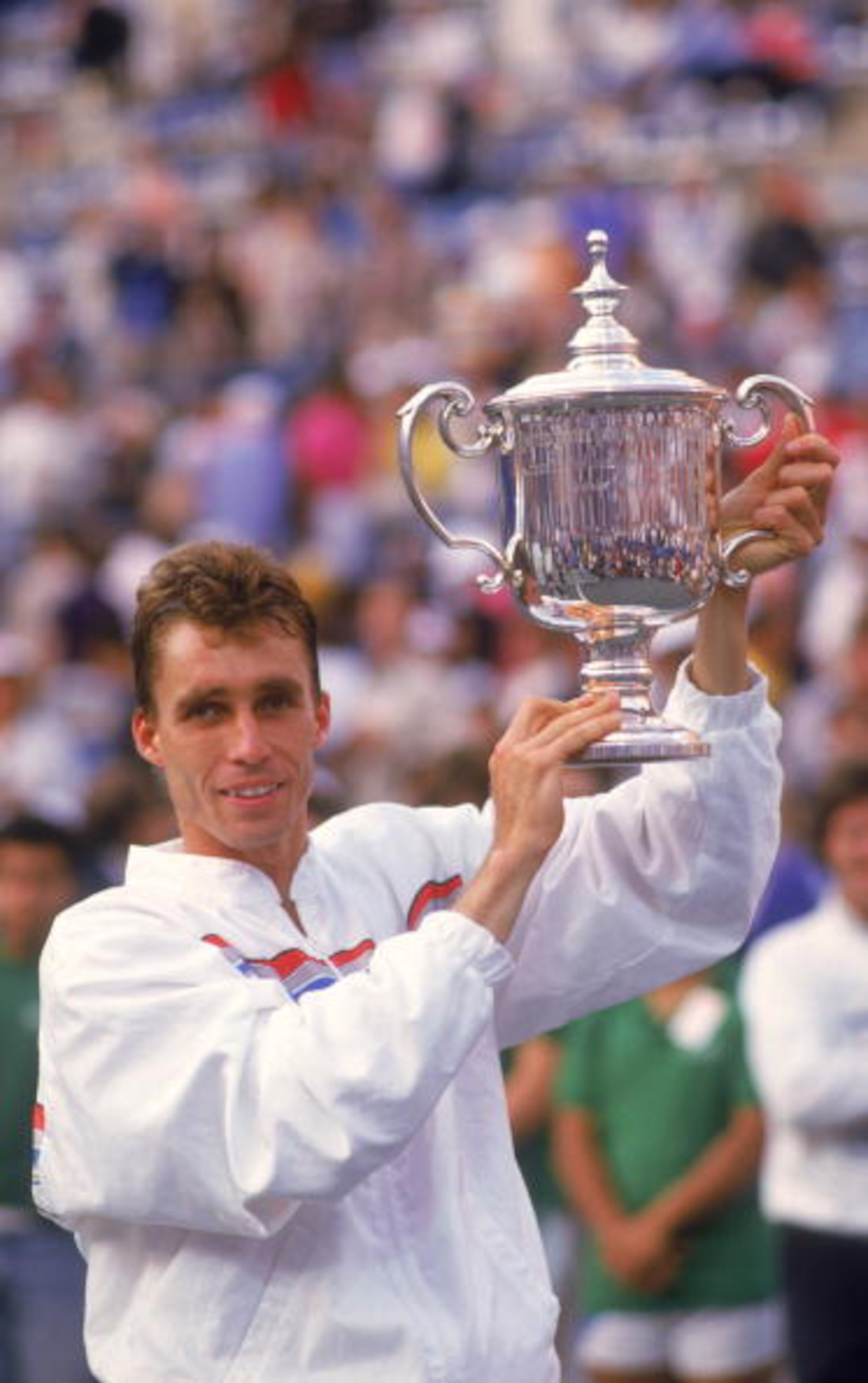 Czech tennis player Ivan Lendl wins the US Open, 1986. (Photo by Trevor Jones/Getty Images)