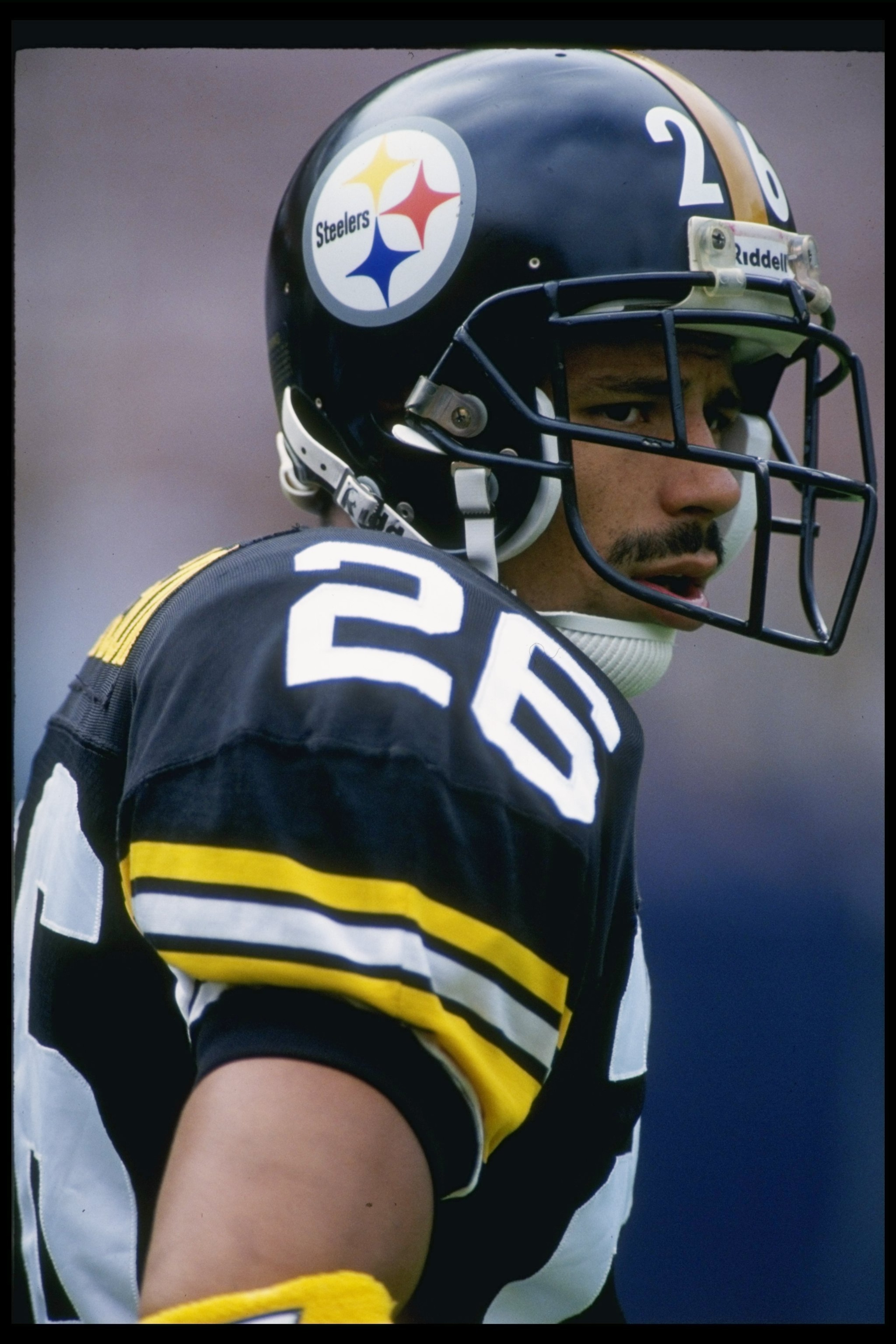 12 Sep 1993:  Defensive back Rod Woodson of the Pittsburgh Steelers looks on during a game against the Los Angeles Rams at Three Rivers Stadium in Pittsburgh, Pennsylvania.  The Rams won the game, 27-0. Mandatory Credit: Stephen Dunn  /Allsport