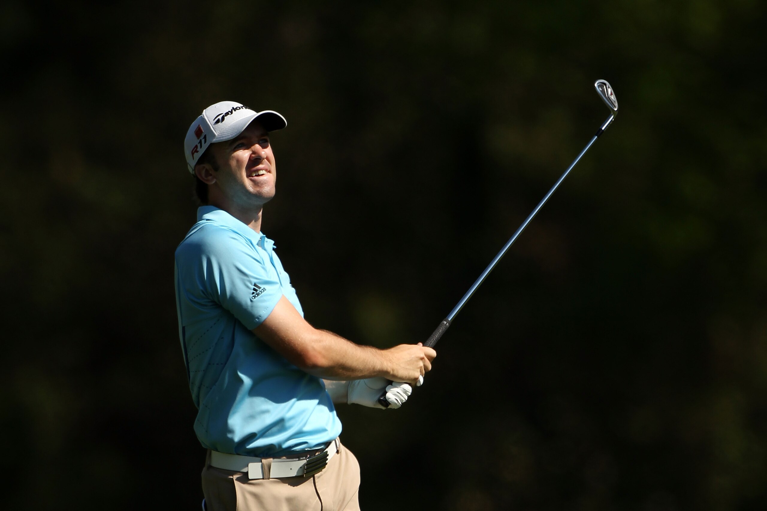 AUGUSTA, GA - APRIL 04:  Martin Laird of Scotland watches a shot during a practice round prior to the 2011 Masters Tournament at Augusta National Golf Club on April 4, 2011 in Augusta, Georgia.  (Photo by Andrew Redington/Getty Images)