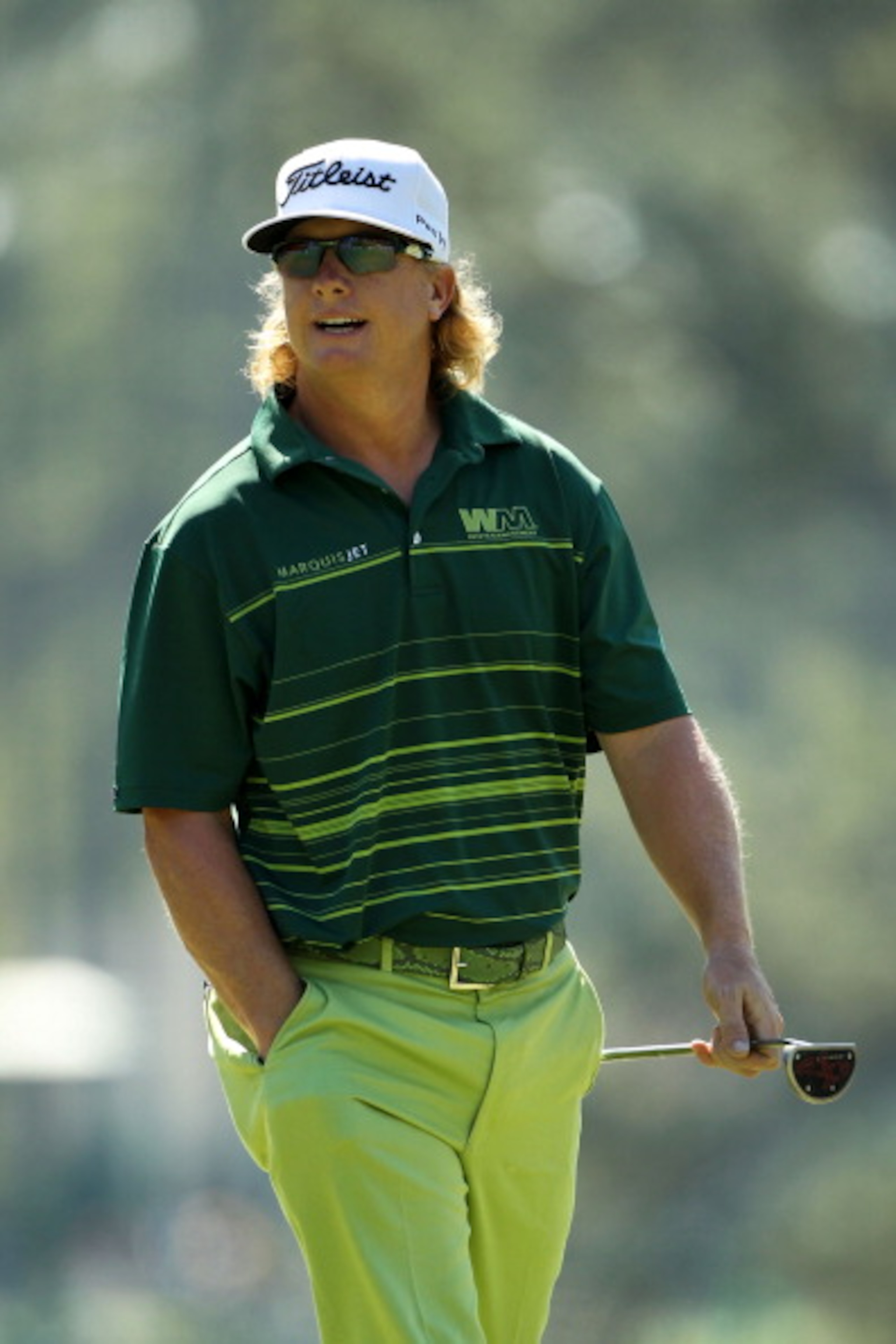 AUGUSTA, GA - APRIL 07:  Charley Hoffman walks across the first green during the first round of the 2011 Masters Tournament at Augusta National Golf Club on April 7, 2011 in Augusta, Georgia.  (Photo by Jamie Squire/Getty Images)