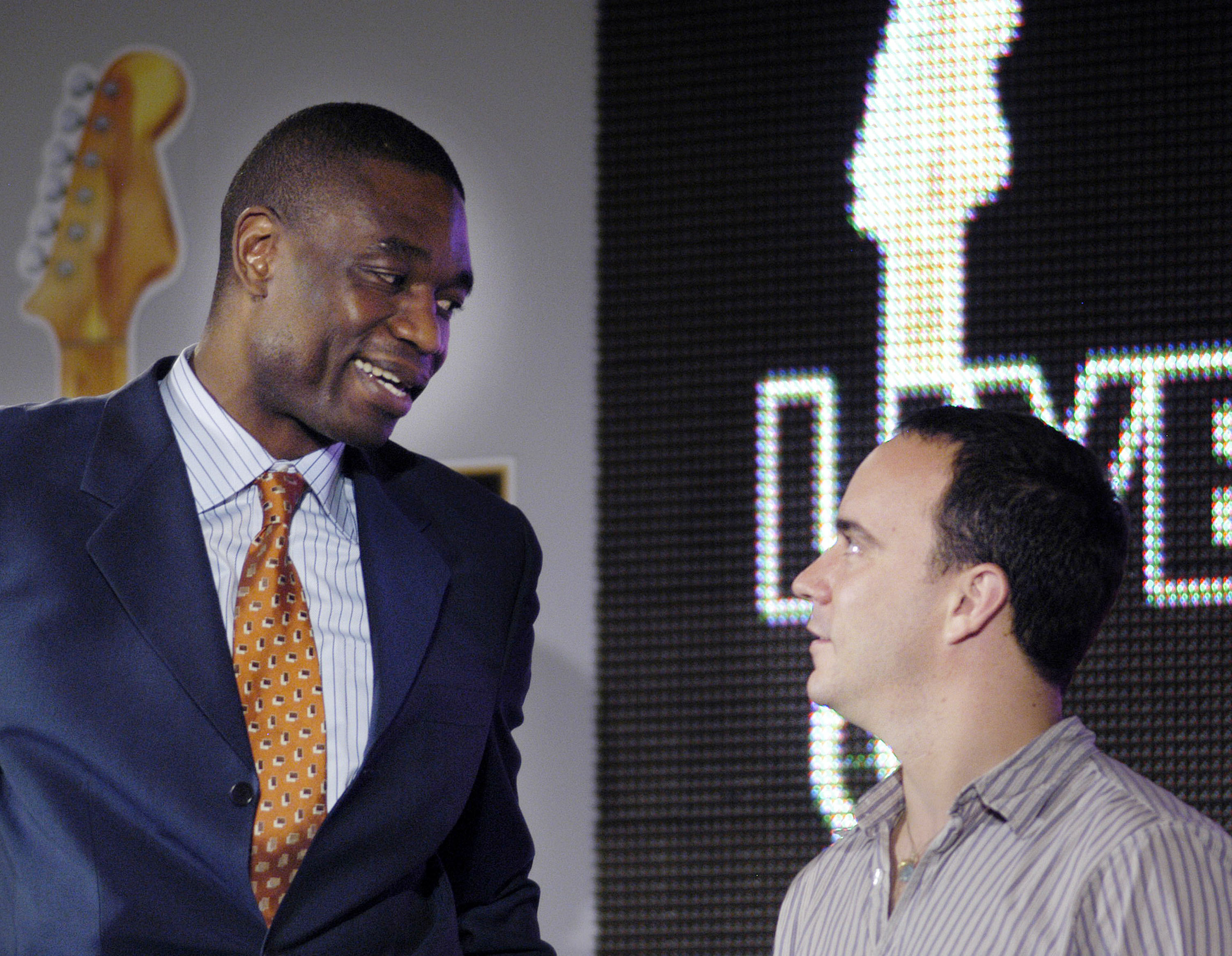 Dave and Dikembe Mutombo are having a moment.