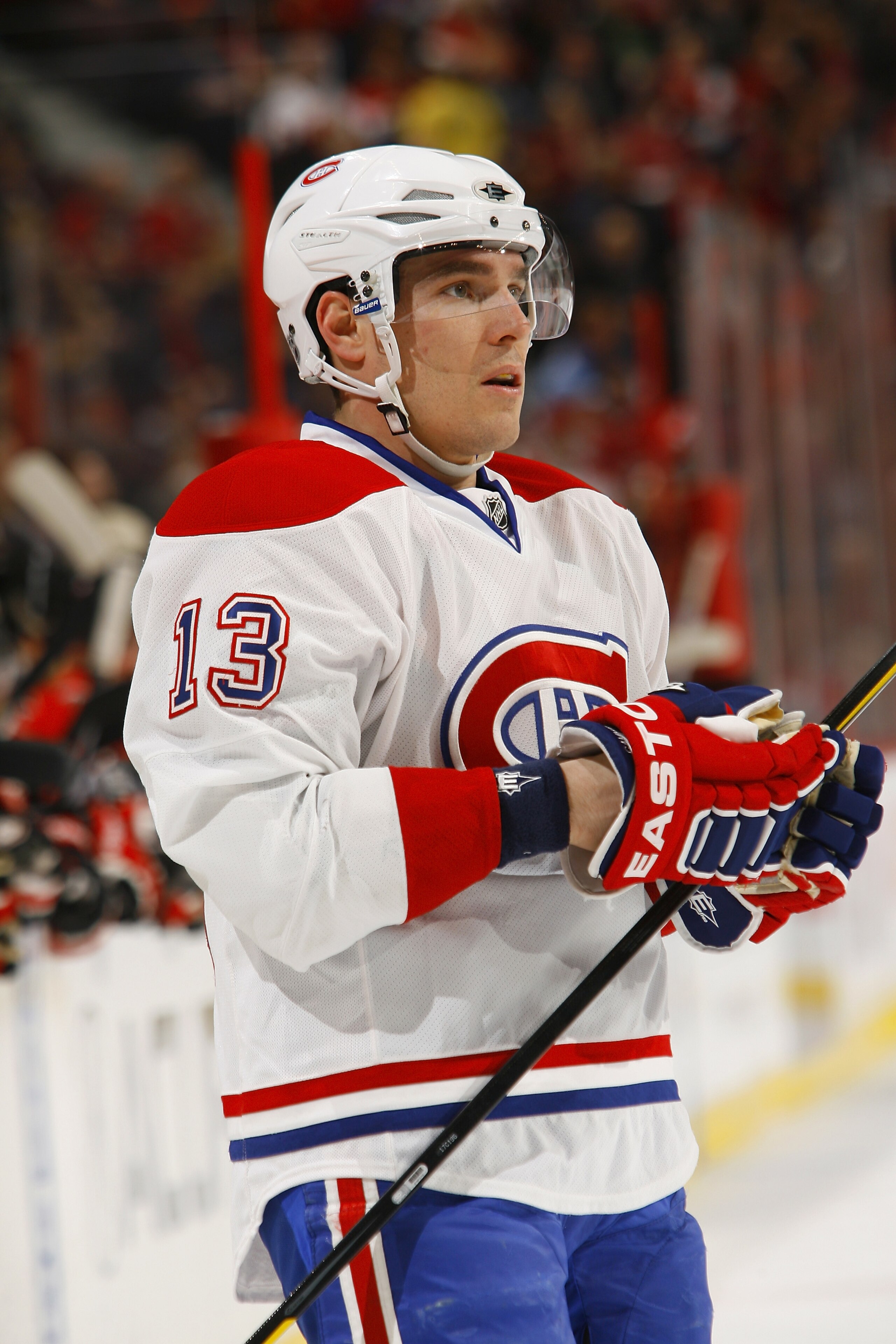 OTTAWA, CANADA - APRIL 07: Michael Cammalleri #13 of the Montreal Canadiens waits for a faceoff in a game against the Ottawa Senators at Scotiabank Place on April 7, 2011 in Ottawa, Canada. (Photo by Phillip MacCallum/Getty Images) OTTAWA, CANADA - APRIL 07: Michael Cammalleri #13 of the Montreal Canadiens waits for a faceoff in a game against the Ottawa Senators at Scotiabank Place on April 7, 2011 in Ottawa, Canada. (Photo by Phillip MacCallum/Getty Images)