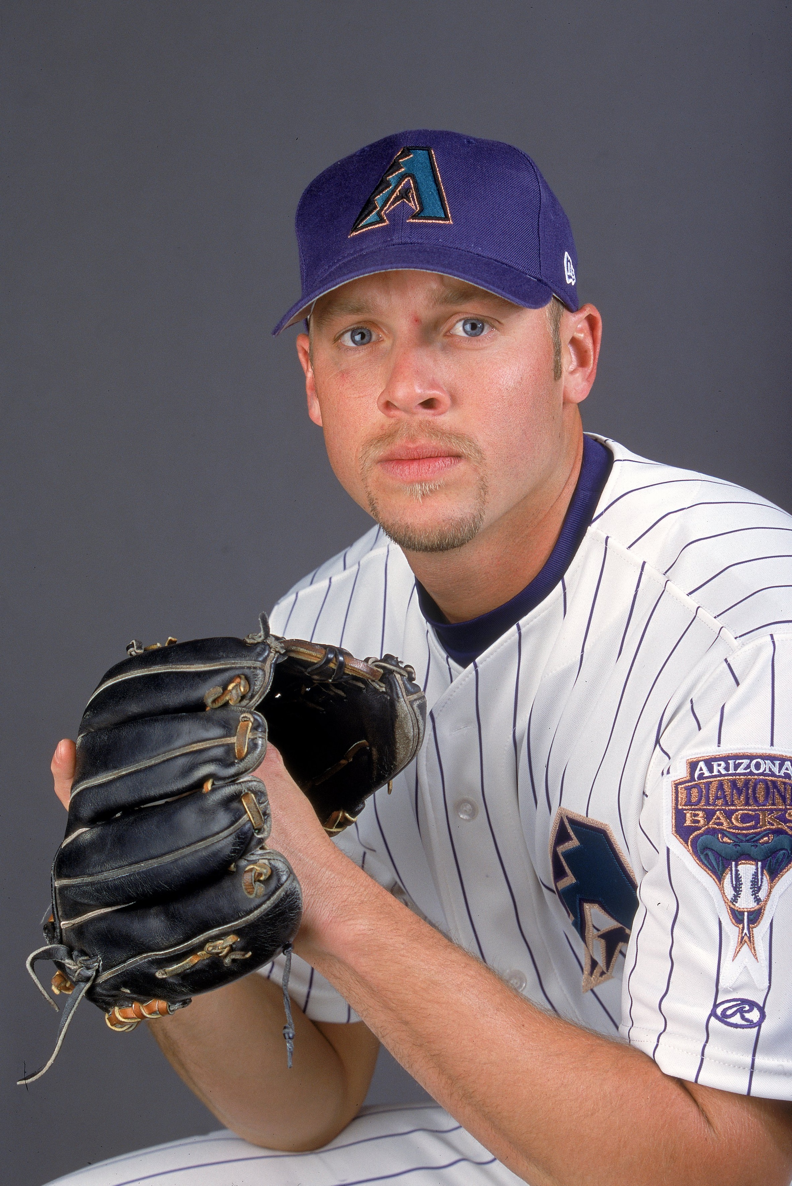 24 Feb 2001: Brian Anderson #34 of the Arizona Diamondbacks Poses for a studio portrait during Spring Training at Tucson Electric Park in Tucson, Arizona.Mandatory Credit: Todd Warshaw /Allsport 24 Feb 2001: Brian Anderson #34 of the Arizona Diamondbacks Poses for a studio portrait during Spring Training at Tucson Electric Park in Tucson, Arizona.Mandatory Credit: Todd Warshaw /Allsport