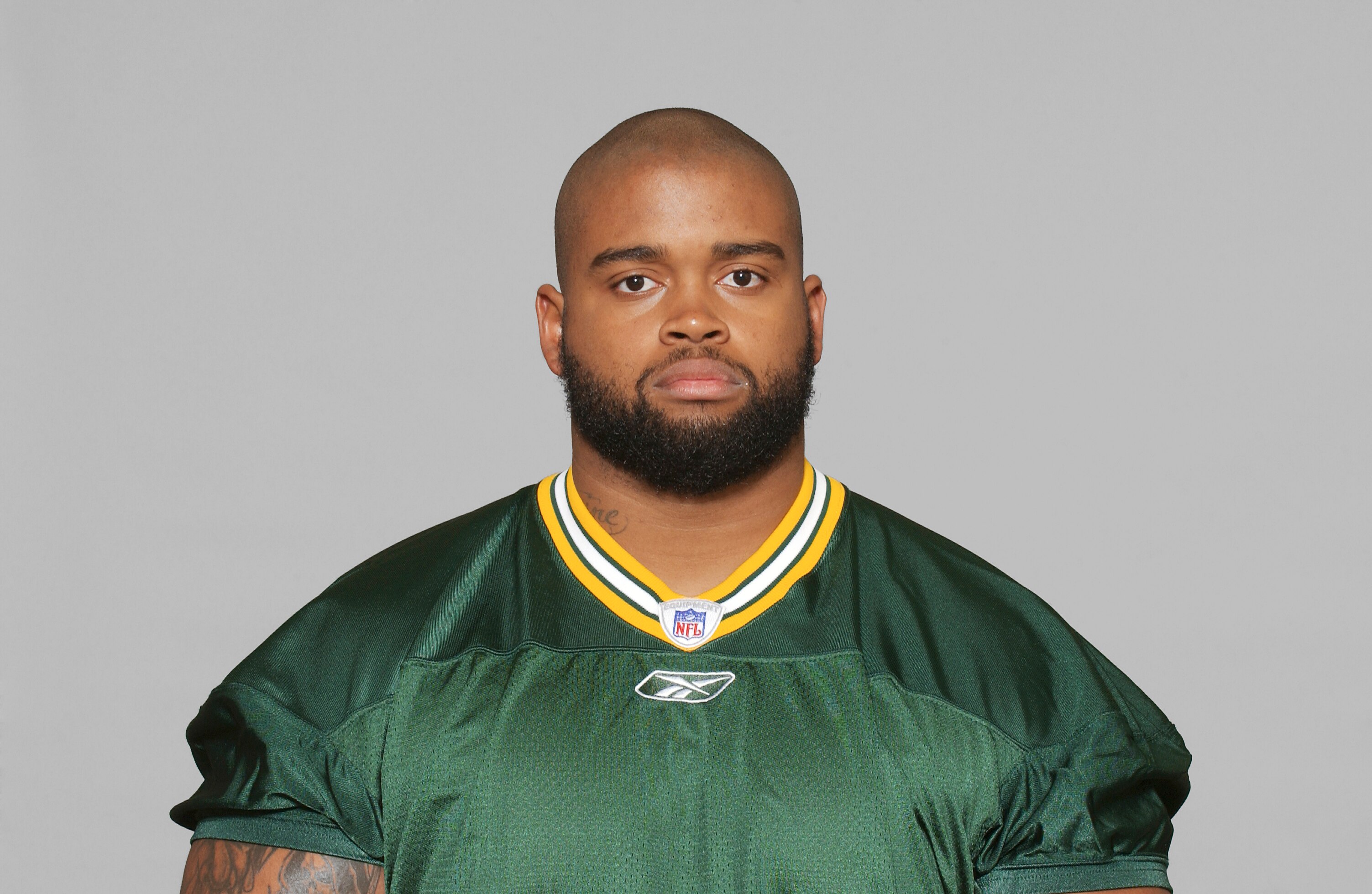 GREEN BAY, WI - 2006:  Adrian Klemm of the Green Bay Packers poses for his 2006 NFL headshot at photo day in Green Bay, Wisconsin. (Photo by Getty Images)