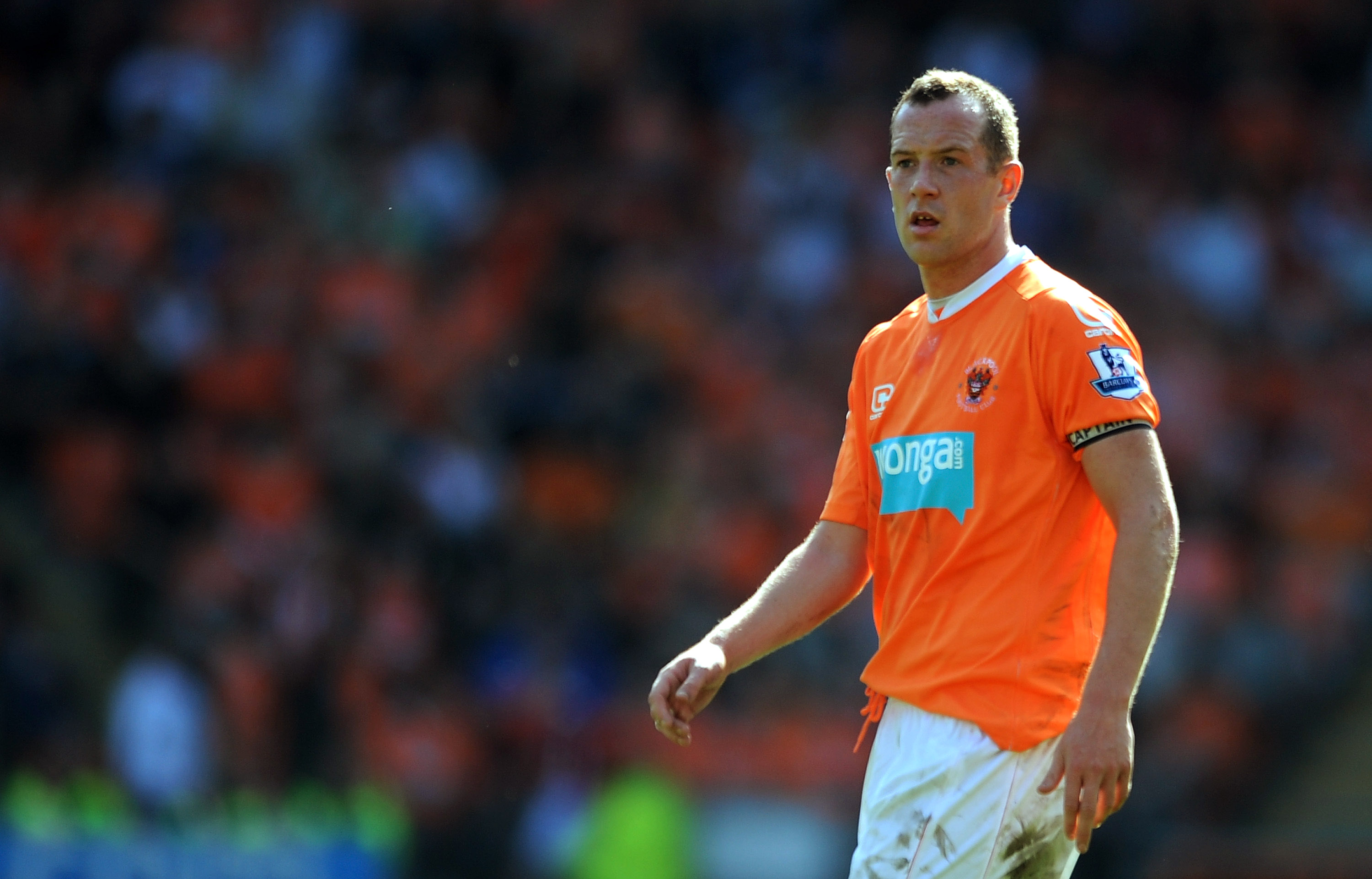 BLACKPOOL, ENGLAND - APRIL 10:  Charlie Adam of Blackpool looks on during the Barclays Premier League match between Blackpool and Arsenal at Bloomfield Road on April 10, 2011 in Blackpool, England.  (Photo by Chris Brunskill/Getty Images)