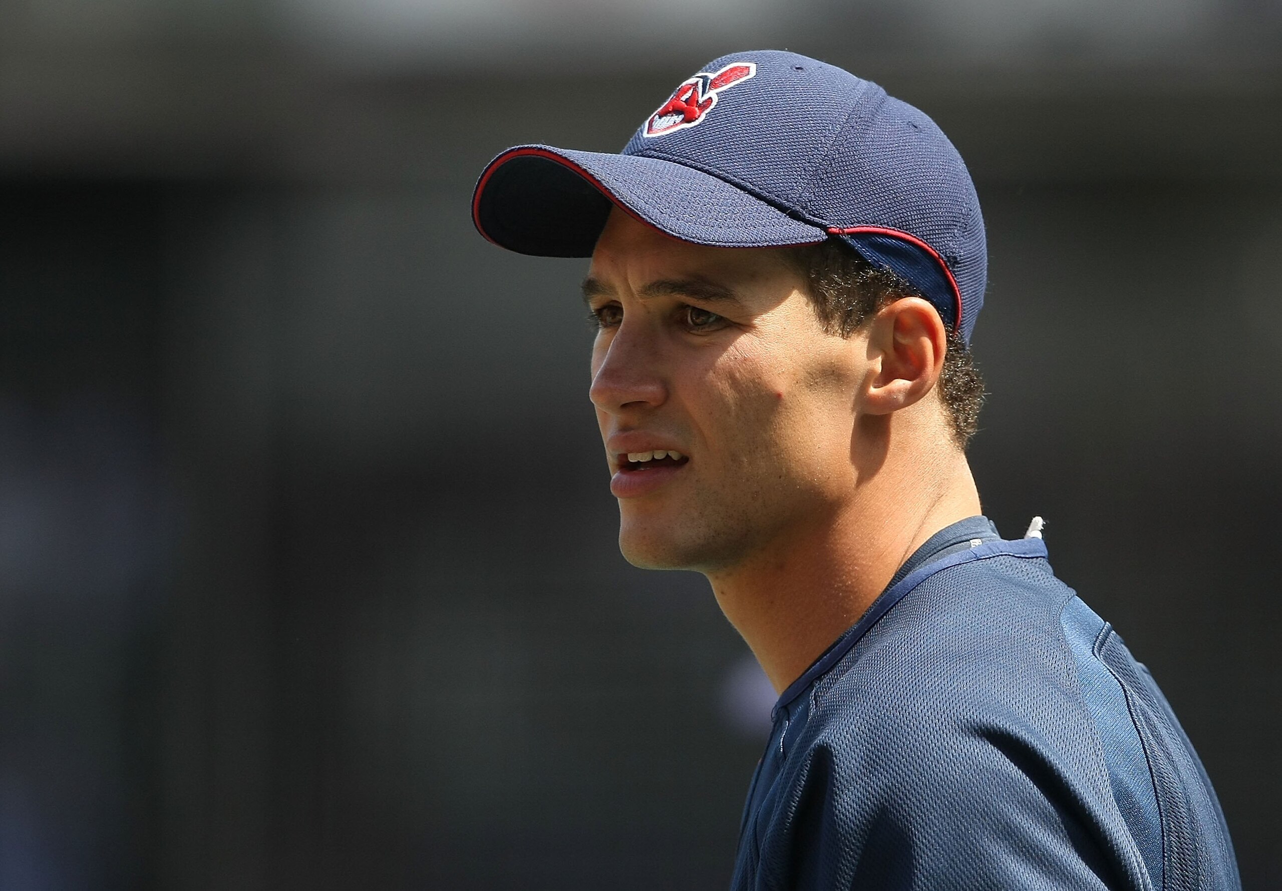 NEW YORK - APRIL 18: Grady Sizemore #24 of the Cleveland Indians on the field during batting practice prior to the game against the New York Yankees at Yankee Stadium on April 18, 2009 in the Bronx borough of New York City. (Photo by Nick Laham/Getty Im NEW YORK - APRIL 18: Grady Sizemore #24 of the Cleveland Indians on the field during batting practice prior to the game against the New York Yankees at Yankee Stadium on April 18, 2009 in the Bronx borough of New York City. (Photo by Nick Laham/Getty Im