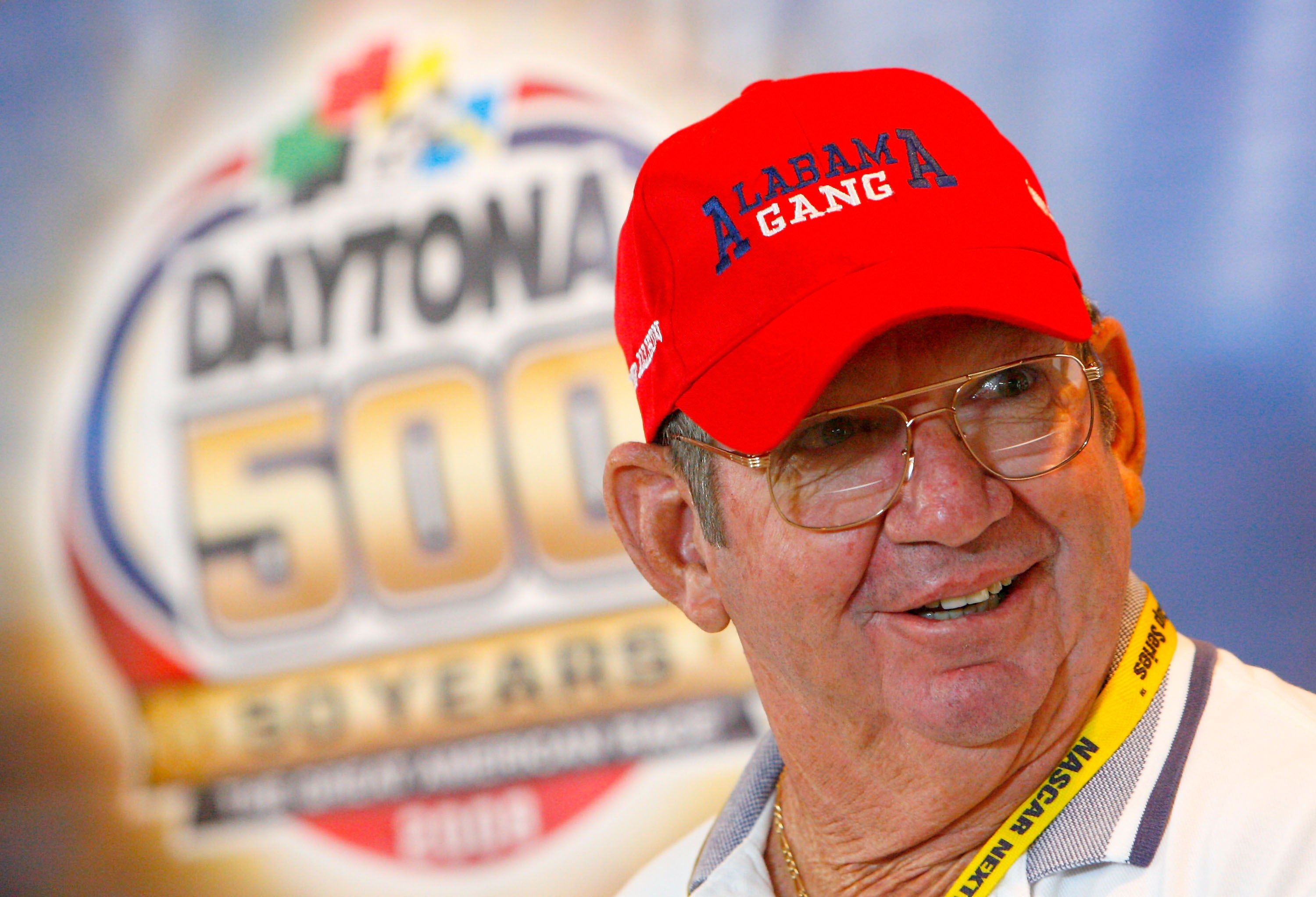 TALLADEGA, AL - OCTOBER 05:  Former NASCAR driver Donnie Allison, looks on during a press conference at Talladega Superspeedway on October 5, 2007 in Talladega, Alabama.  (Photo by Rusty Jarrett/Getty Images for NASCAR)