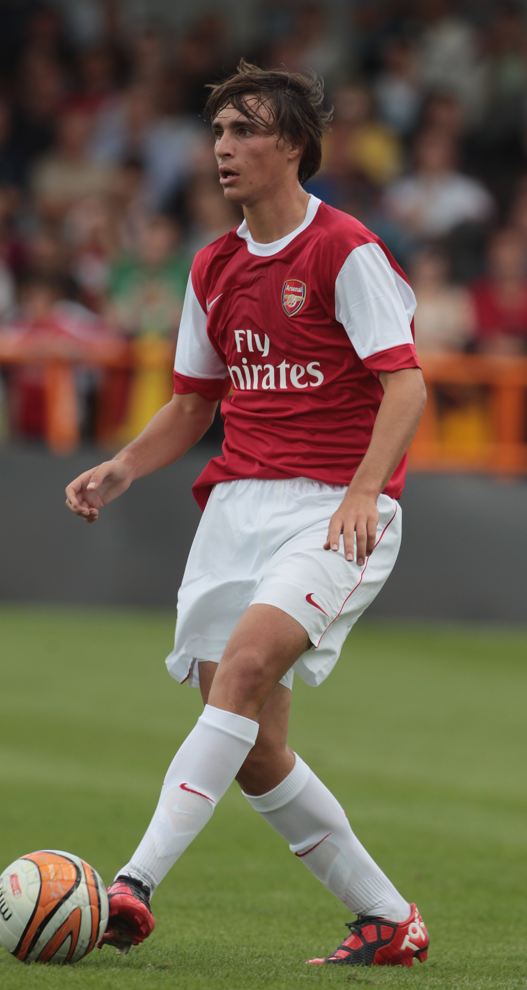 LONDON, ENGLAND - JULY 17:  Ignassi Miguel of Arsenal in action during the pre-season friendly match between Barnet and Arsenal at Underhill on July 17, 2010 in London, England.  (Photo by Phil Cole/Getty Images)