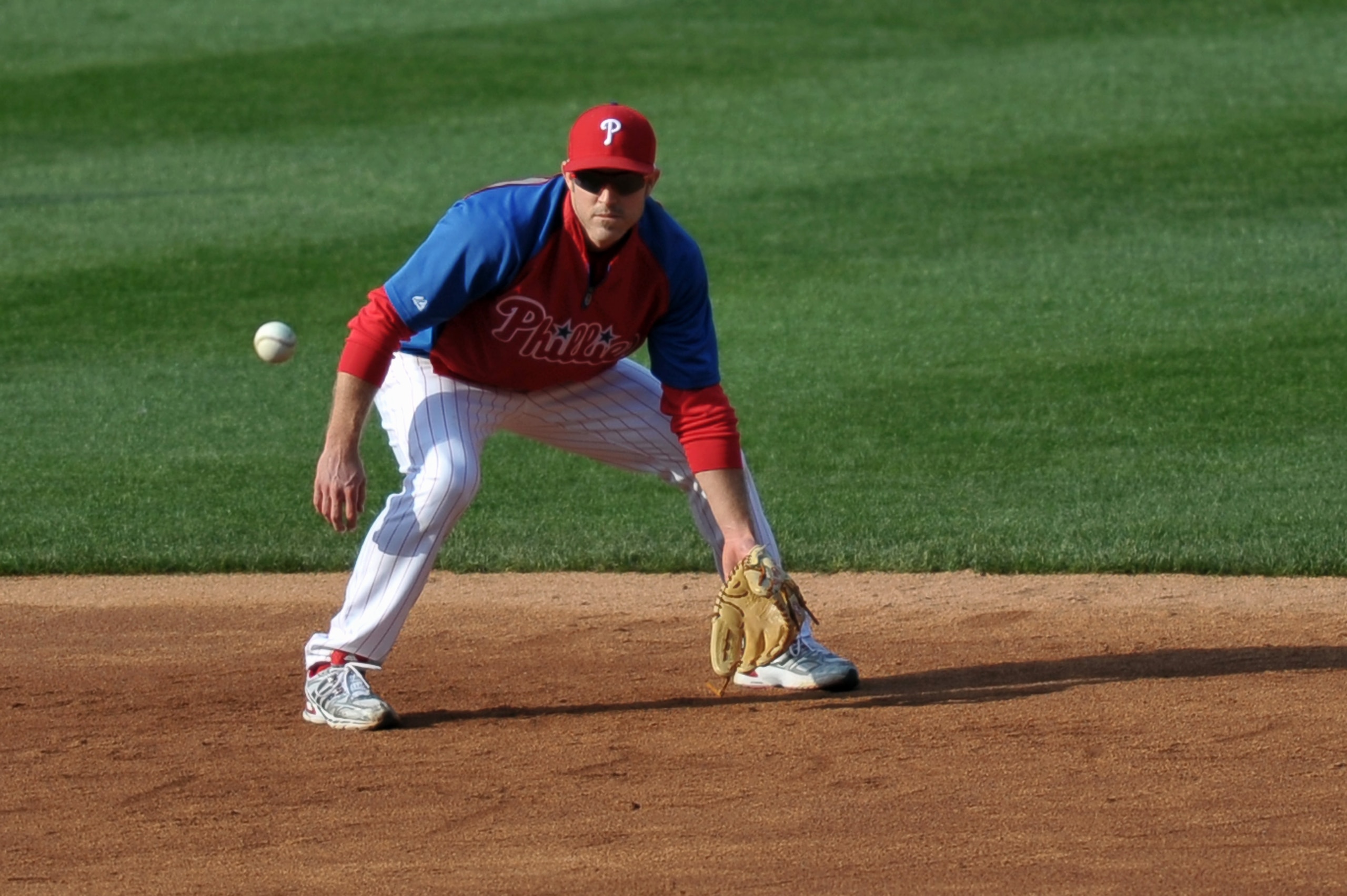PHILADELPHIA, PA - APRIL 15: Chase Utley #26 of the Philadelphia Phillies warms up before the game against the Florida Marlins at Citizens Bank Park on April 15, 2011 in Philadelphia, Pennsylvania. (Photo by Drew Hallowell/Getty Images) PHILADELPHIA, PA - APRIL 15: Chase Utley #26 of the Philadelphia Phillies warms up before the game against the Florida Marlins at Citizens Bank Park on April 15, 2011 in Philadelphia, Pennsylvania. (Photo by Drew Hallowell/Getty Images)