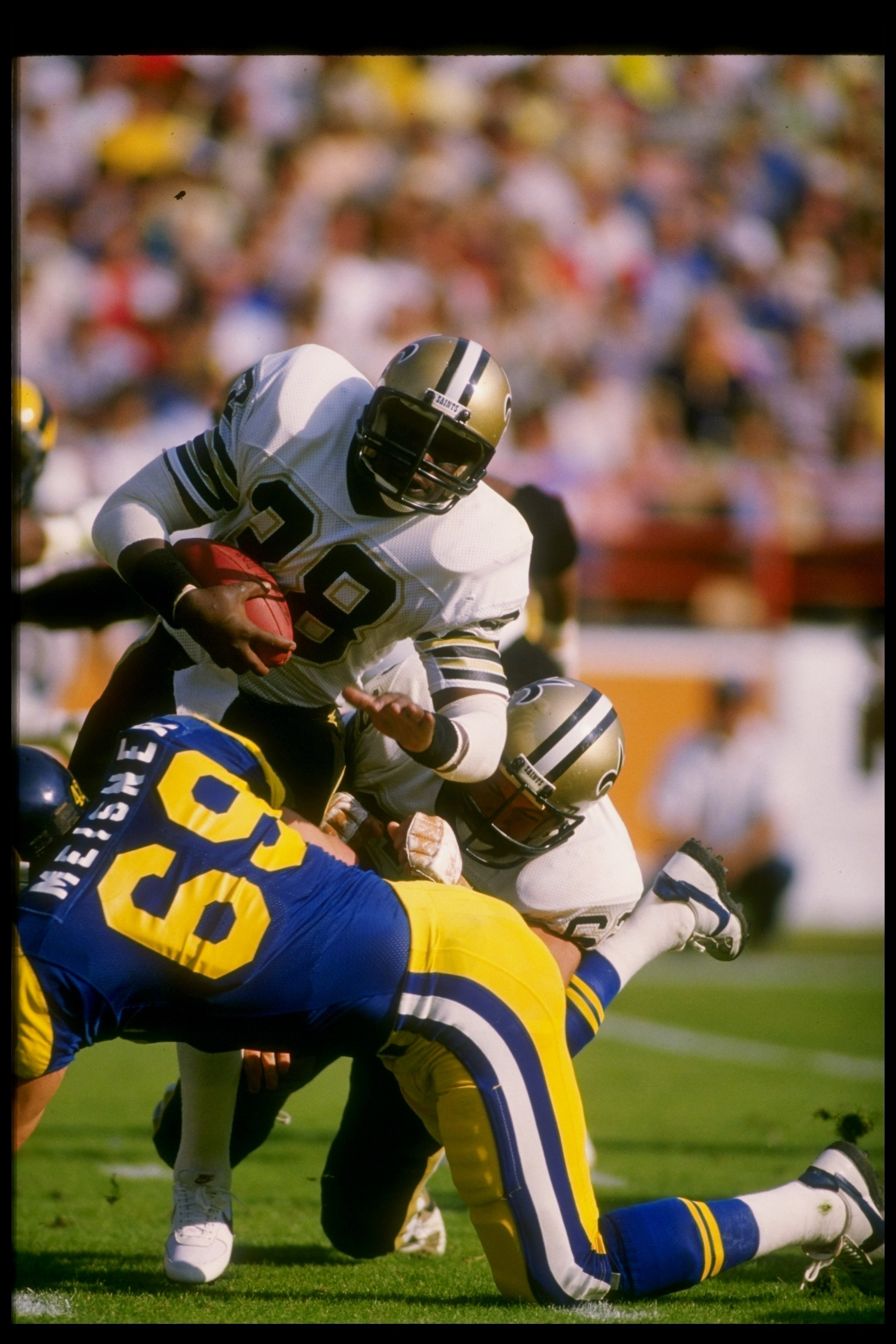 Dec 12, 2010: New Orleans Saints running back Reggie Bush (25) has a look  of intensity after a big play during game action between the New Orleans  Saints and the Tampa Bay