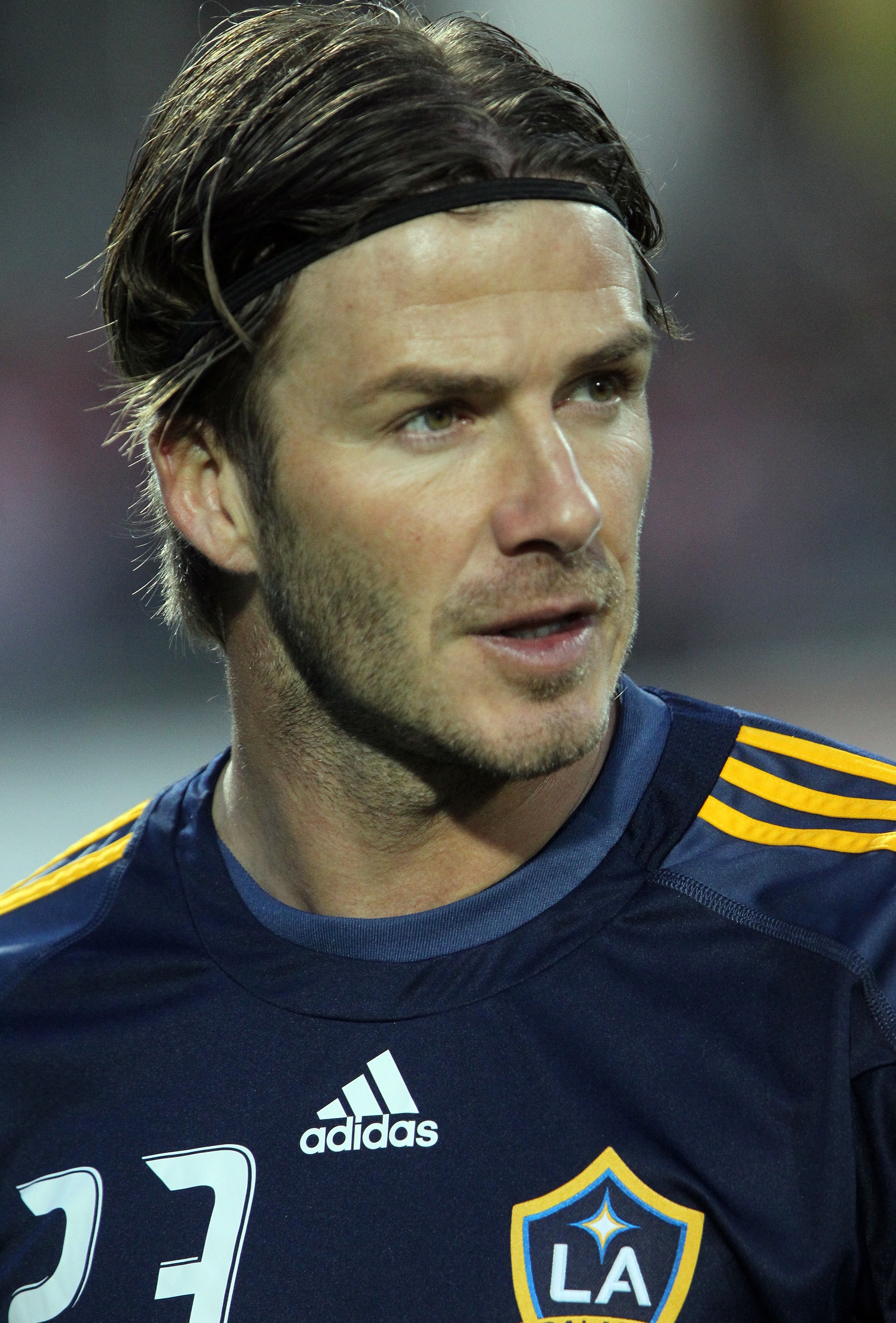 TORONTO, CANADA - APRIL 13: David Beckham #23 of Los Angeles Galaxy warms up before MLS action against Toronto FC at BMO Field April 13, 2011 in Toronto, Ontario, Canada. (Photo by Abelimages/Getty Images)