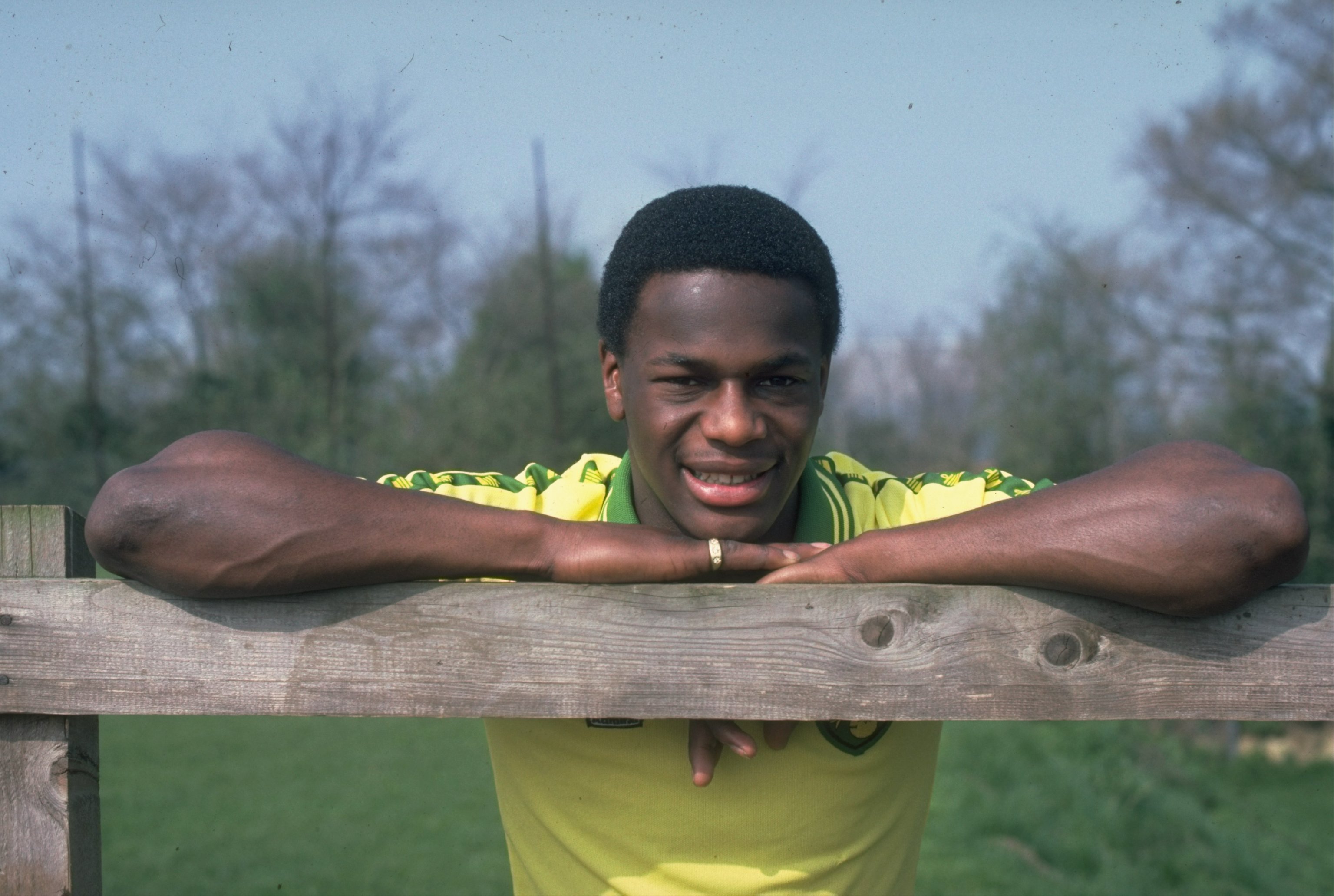 Apr 1981:  Portrait of Justin Fashanu of Norwich City. \ Mandatory Credit: Allsport UK /Allsport