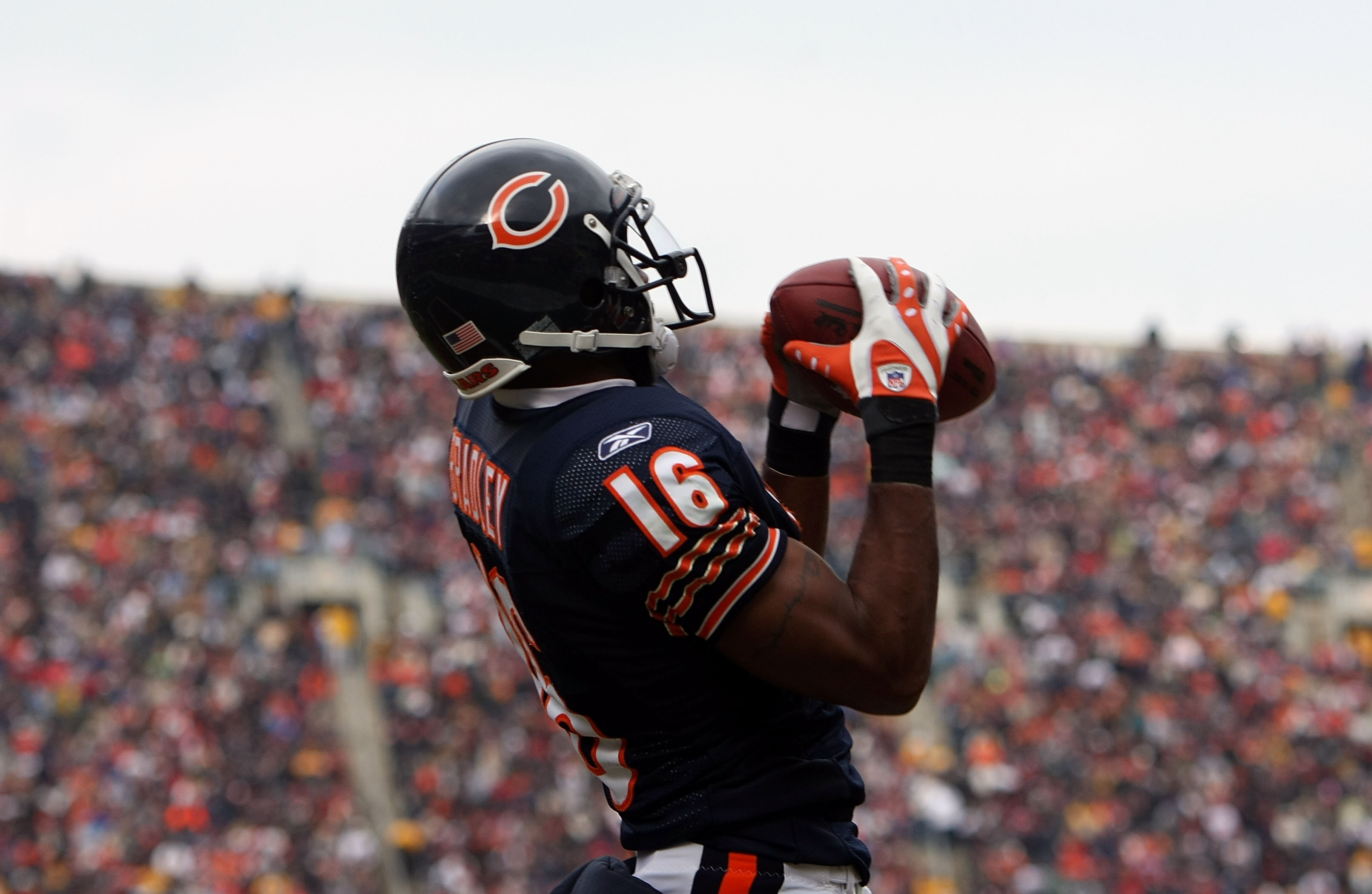 CEDERIC BENSON Touchdown 2006 NFC CHAMPIONSHIP GAME 8X10 PHOTO Chicago  Bears