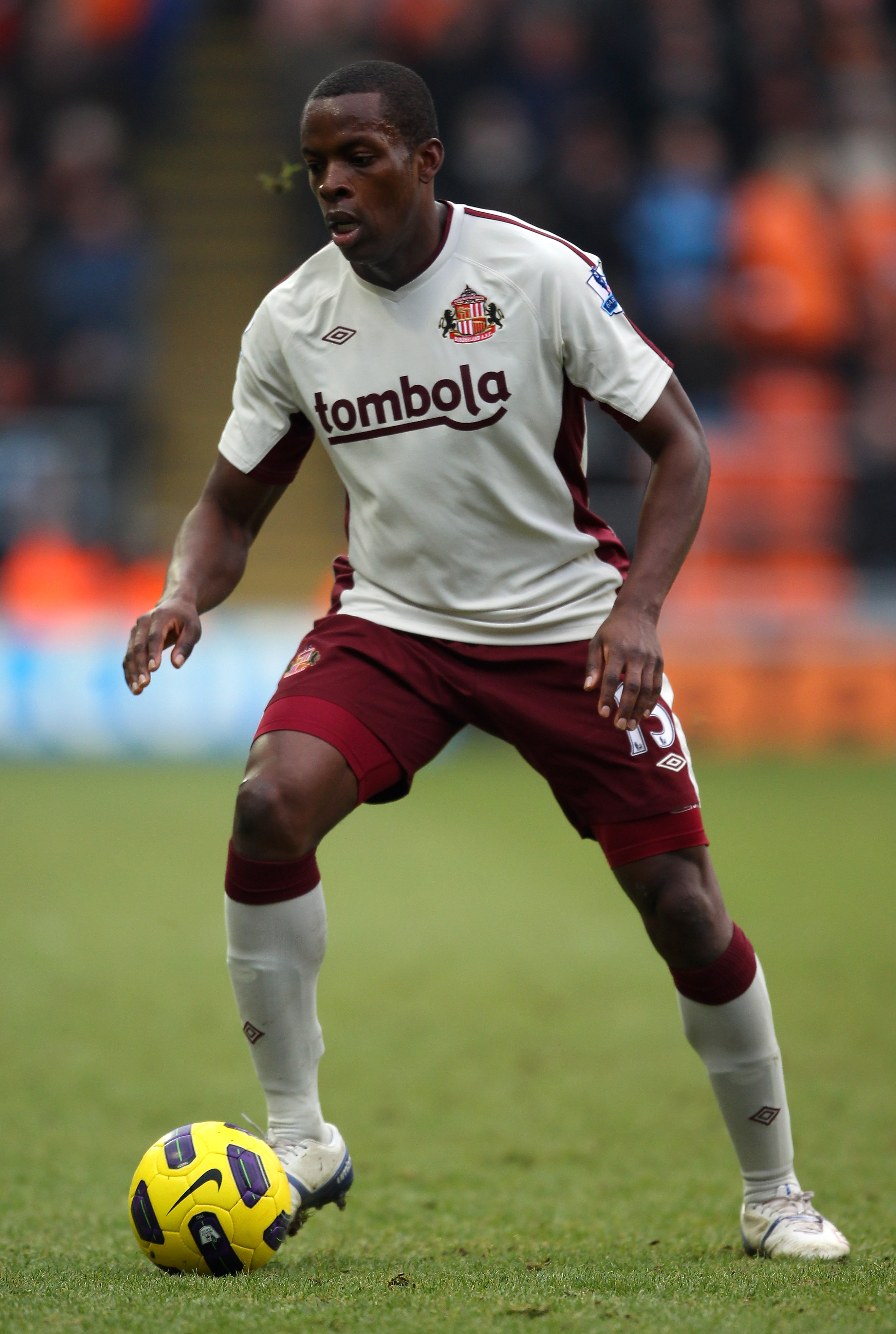 BLACKPOOL, ENGLAND - JANUARY 22:  Nedum Onuoha of Sunderland during the Barclays Premier League match between Blackpool and Sunderland at Bloomfield Road on January 22, 2011 in Blackpool, England.  (Photo by Alex Livesey/Getty Images)