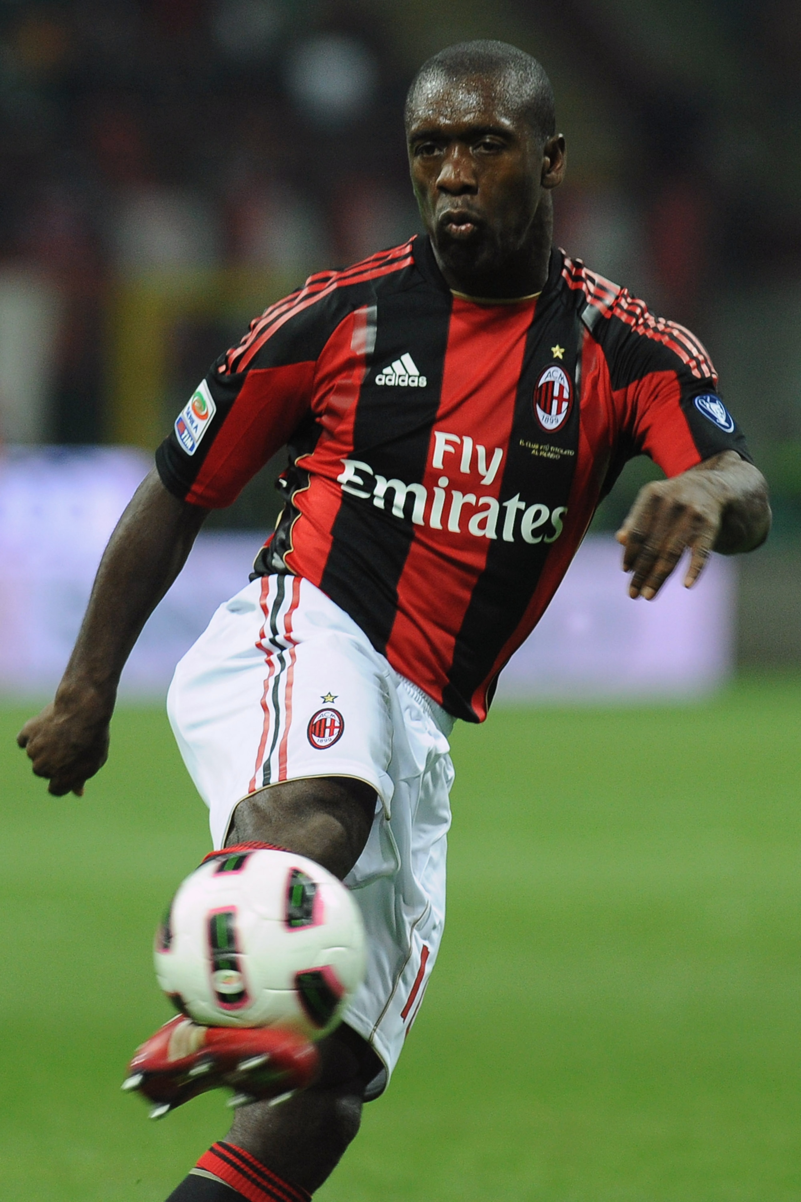 MILAN, ITALY - APRIL 16: Clarence Seedorf of AC Milan in action during the Serie A match between AC Milan and UC Sampdoria at Stadio Giuseppe Meazza on April 16, 2011 in Milan, Italy. (Photo by Valerio Pennicino/Getty Images) MILAN, ITALY - APRIL 16: Clarence Seedorf of AC Milan in action during the Serie A match between AC Milan and UC Sampdoria at Stadio Giuseppe Meazza on April 16, 2011 in Milan, Italy. (Photo by Valerio Pennicino/Getty Images)