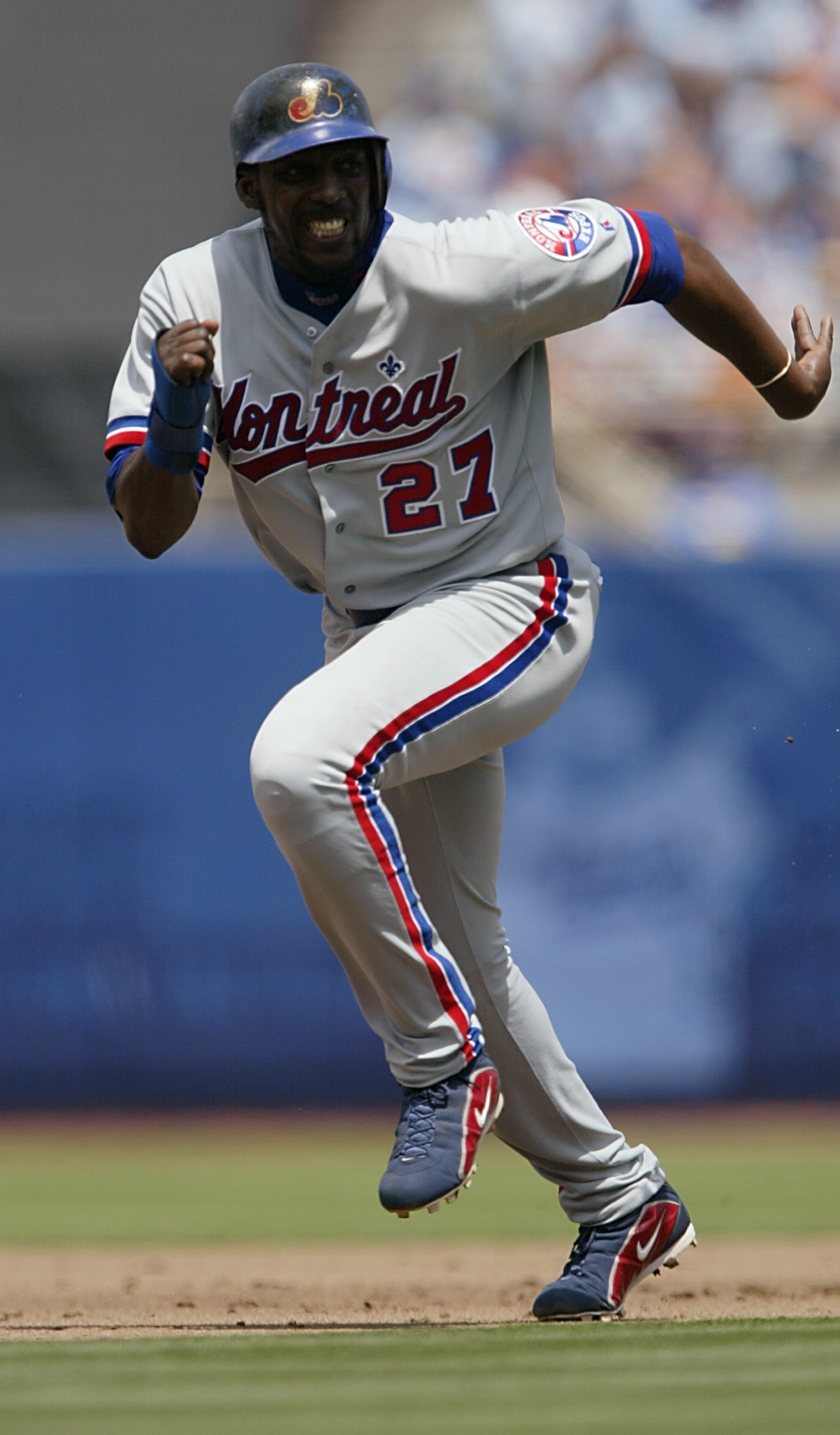 Authentic Vladimir Guerrero Montreal Expos 2002 Button Front