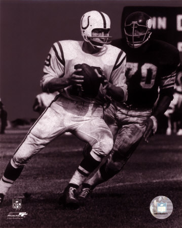 Johnny Sample touchdown 1959 NFL Championship Game Press Photo Baltimore  Colts