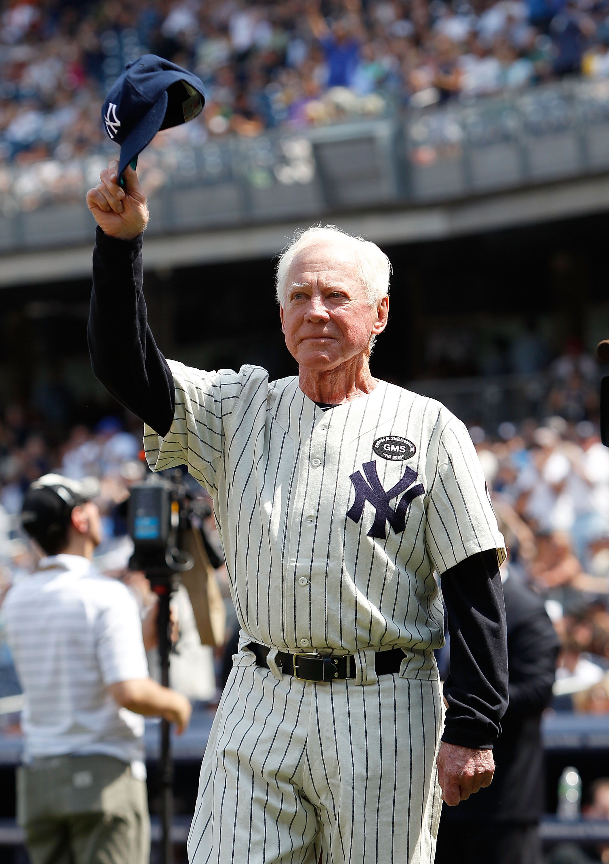 Former New York Yankees stars pitchers Whitey Ford and Ron Guidry