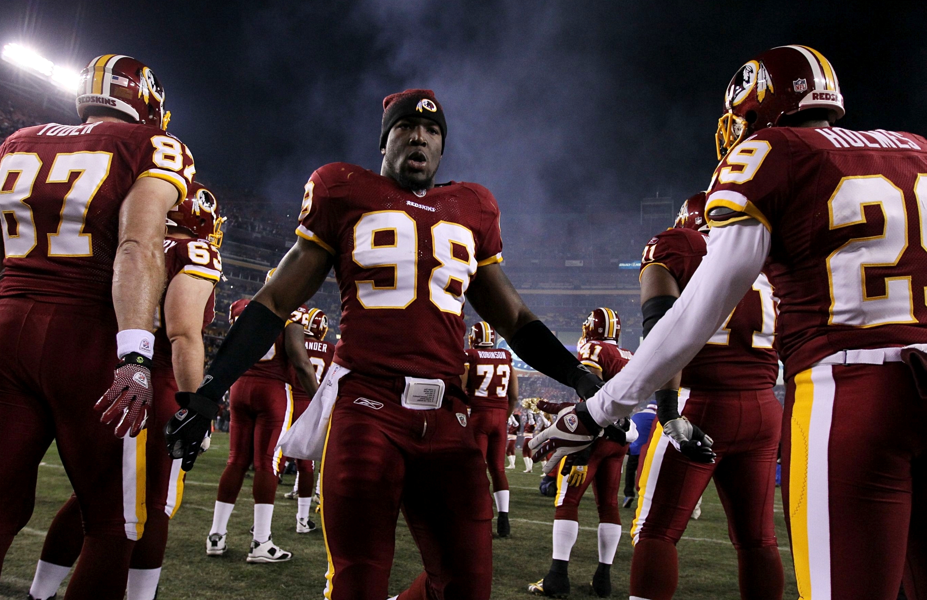 Chris Horton, Laron Landry & Reed Doughty, Redskins Trainin…