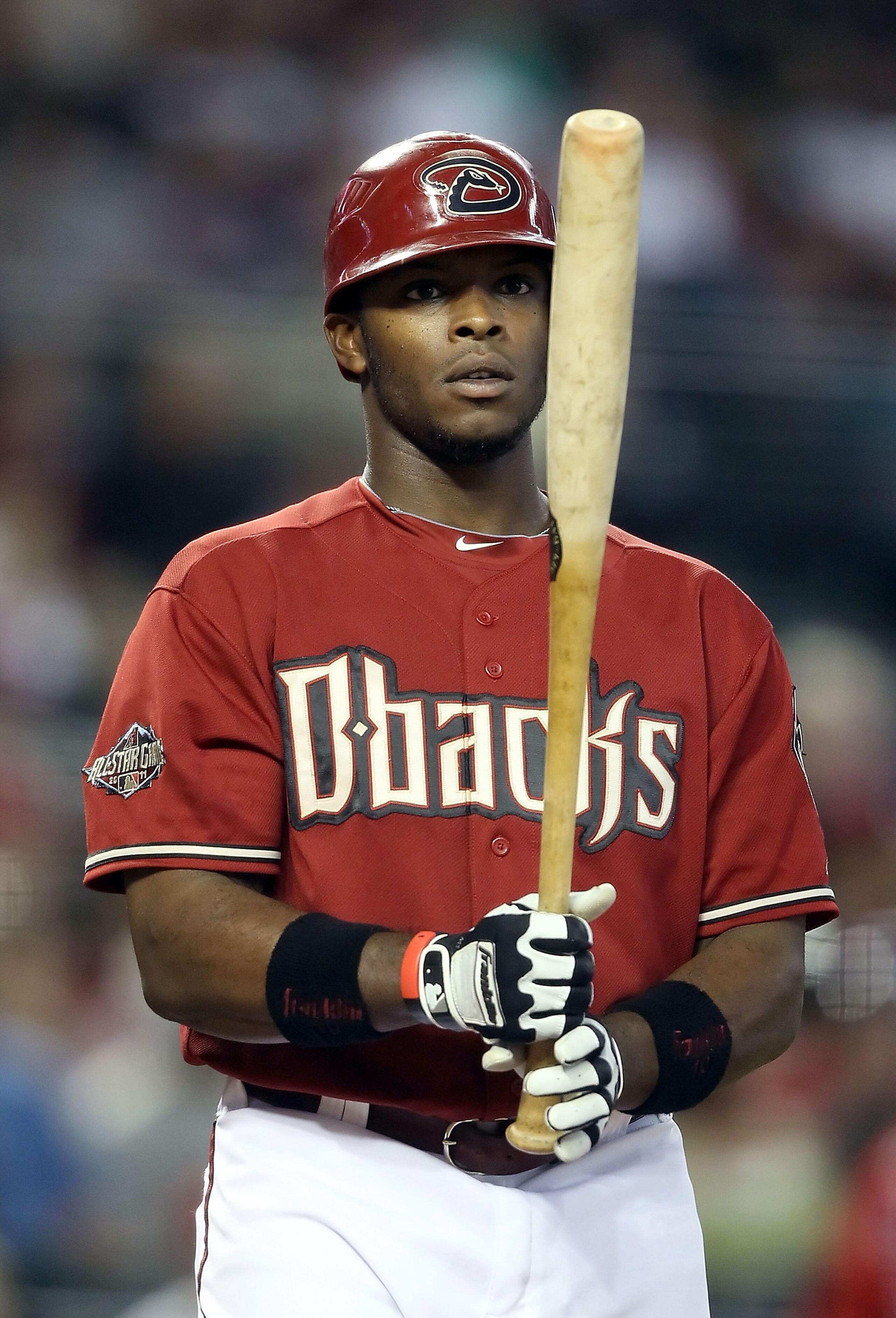 PHOENIX, AZ - APRIL 17: Justin Upton #10 of the Arizona Diamondbacks bats against the San Francisco Giants during the Major League Baseball game at Chase Field on April 17, 2011 in Phoenix, Arizona. (Photo by Christian Petersen/Getty Images) PHOENIX, AZ - APRIL 17: Justin Upton #10 of the Arizona Diamondbacks bats against the San Francisco Giants during the Major League Baseball game at Chase Field on April 17, 2011 in Phoenix, Arizona. (Photo by Christian Petersen/Getty Images)