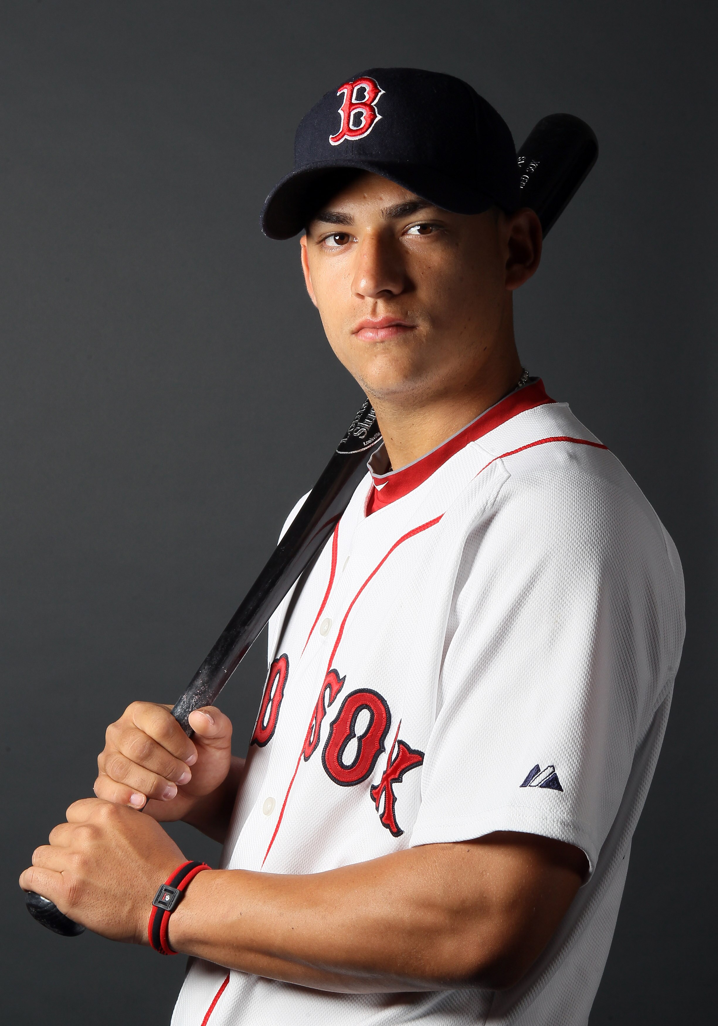 FT. MYERS, FL - FEBRUARY 20:  Jose Iglesias #76 of the Boston Red Sox poses for a portrait during the Boston Red Sox Photo Day on February 20, 2011 at the Boston Red Sox Player Development Complex in Ft. Myers, Florida  (Photo by Elsa/Getty Images)