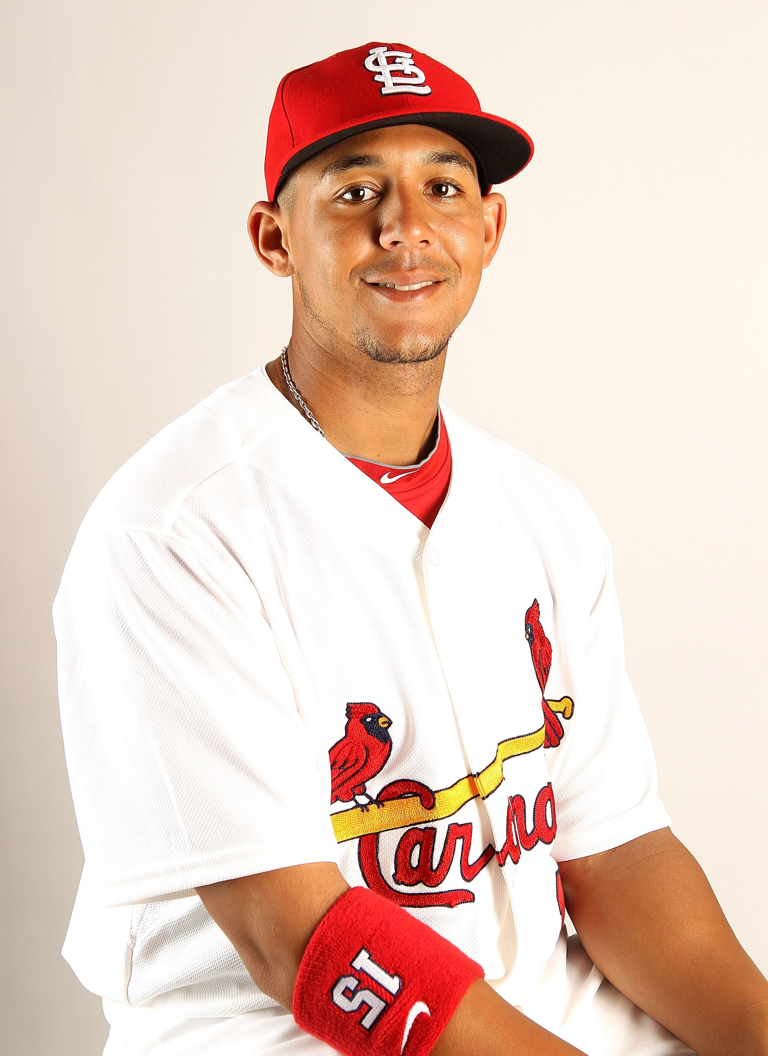JUPITER, FL - FEBRUARY 24: John Jay #15 of the St. Louis Cardinals during Photo Day at Roger Dean Stadium on February 24, 2011 in Jupiter, Florida. (Photo by Mike Ehrmann/Getty Images) JUPITER, FL - FEBRUARY 24: John Jay #15 of the St. Louis Cardinals during Photo Day at Roger Dean Stadium on February 24, 2011 in Jupiter, Florida. (Photo by Mike Ehrmann/Getty Images)