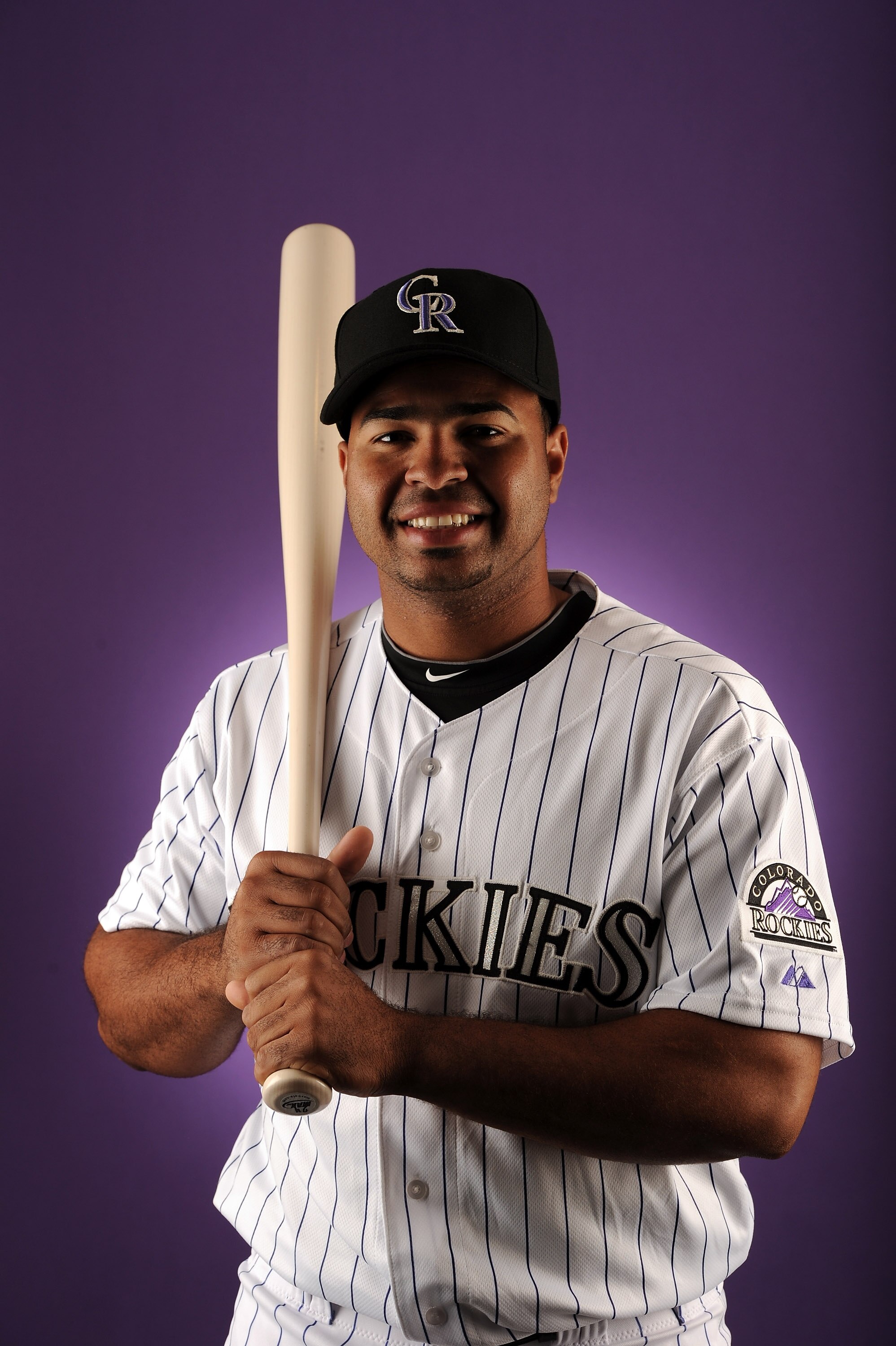 SCOTTSDALE, AZ - FEBRUARY 24:  Wilin Rosario #12 of the Colorado Rockies poses for a portrait during photo day at the Salt River Fields at Talking Stick on February 24, 2011 in Scottsdale, Arizona.  (Photo by Harry How/Getty Images)