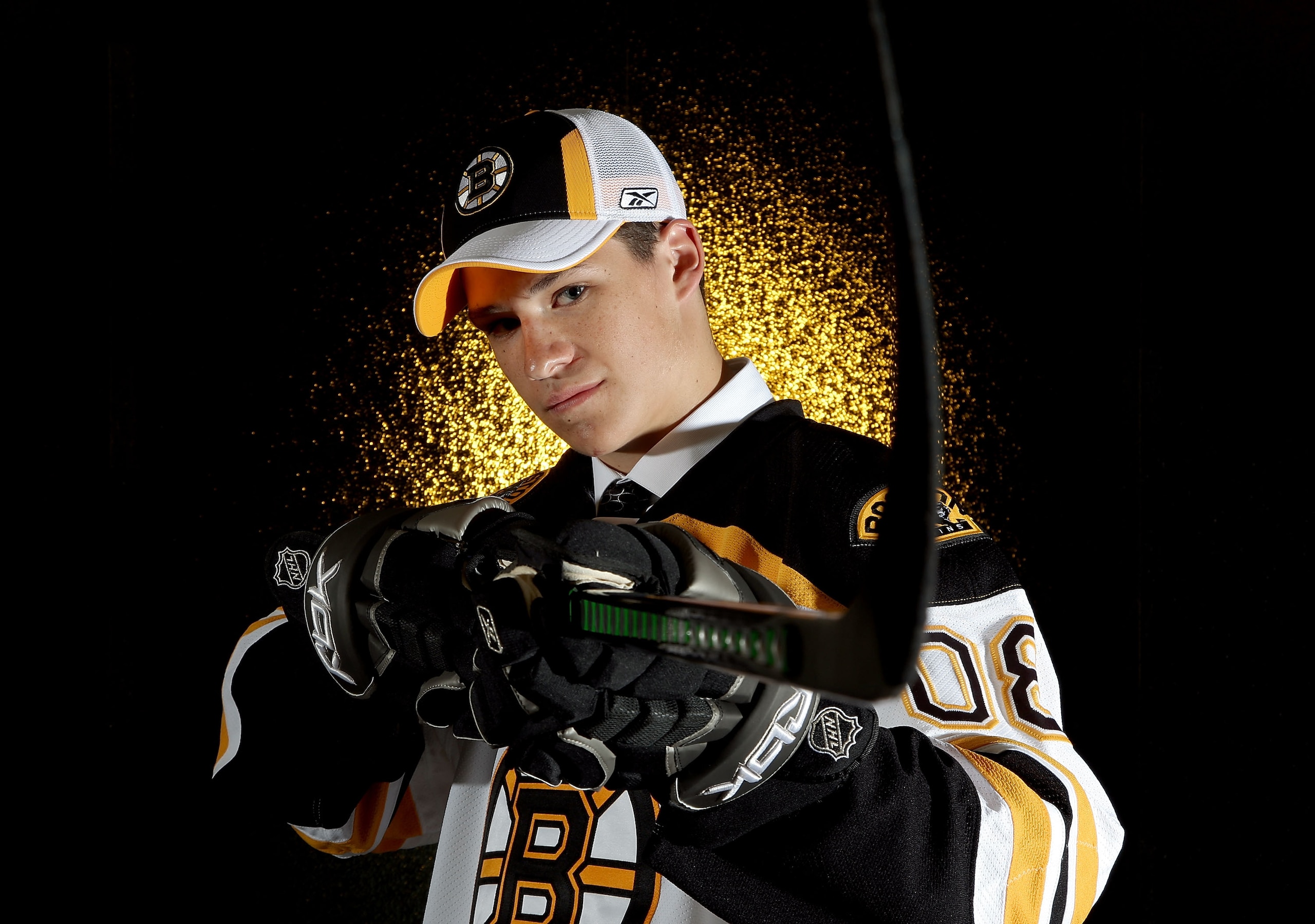 OTTAWA, ON - JUNE 20:  16th overall pick, Joe Colborne of the Boston Bruins poses for a portrait after being selected during the 2008 NHL Entry Draft at Scotiabank Place on June 20, 2008 in Ottawa, Ontario, Canada.  (Photo by Andre Ringuette/Getty Images)