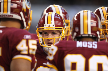 05 December 2010: Washington Redskins tight end Chris Cooley (47) carries  the ball during the second half of the game at the New Meadowlands Stadium  in East Rutherford, NJ. The Giants defeated