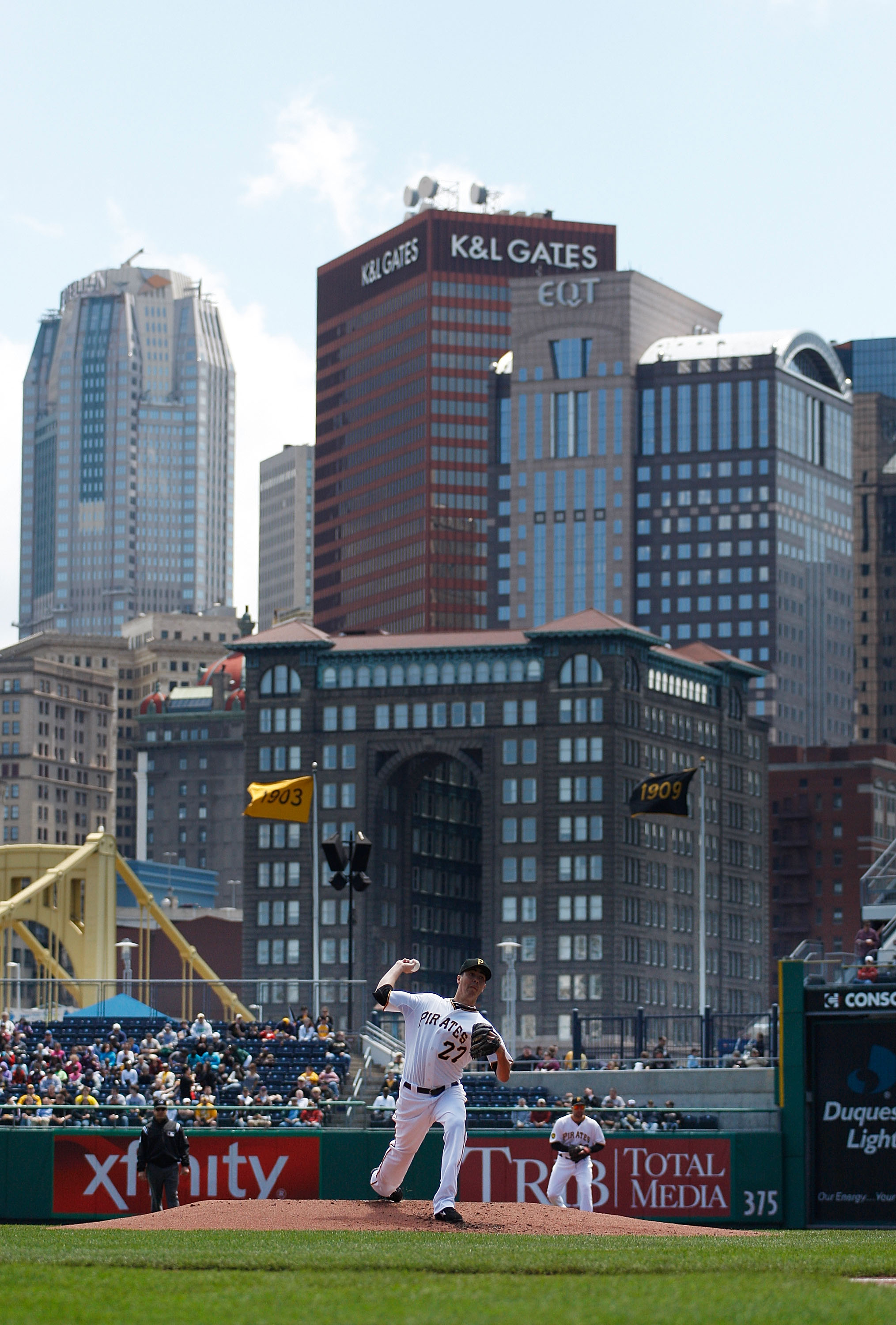 Pittsburgh Pirates being half a game from first amidst brutal