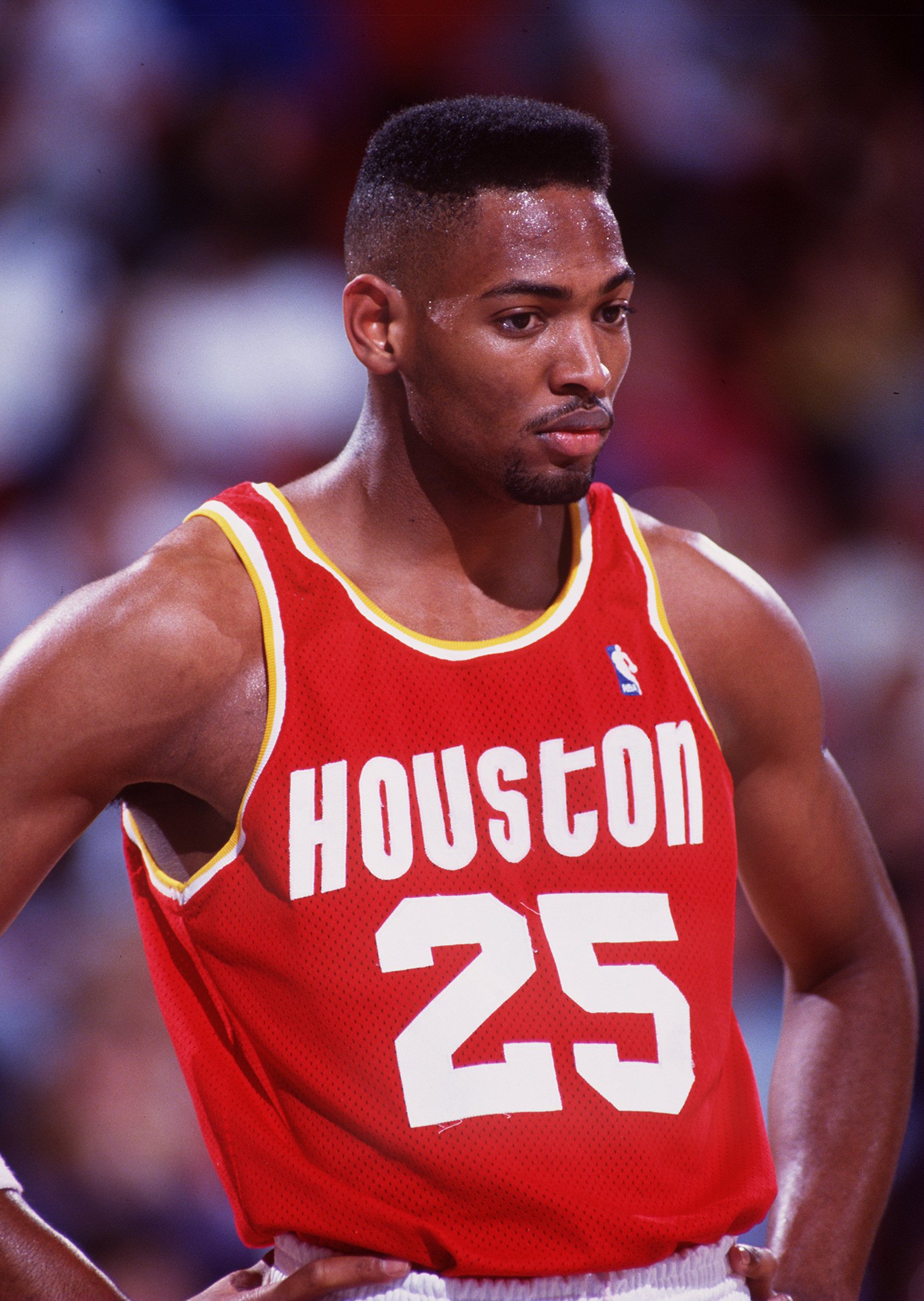 ROBERT HORRY  Houston Rockets 1995 Throwback NBA Basketball Jersey