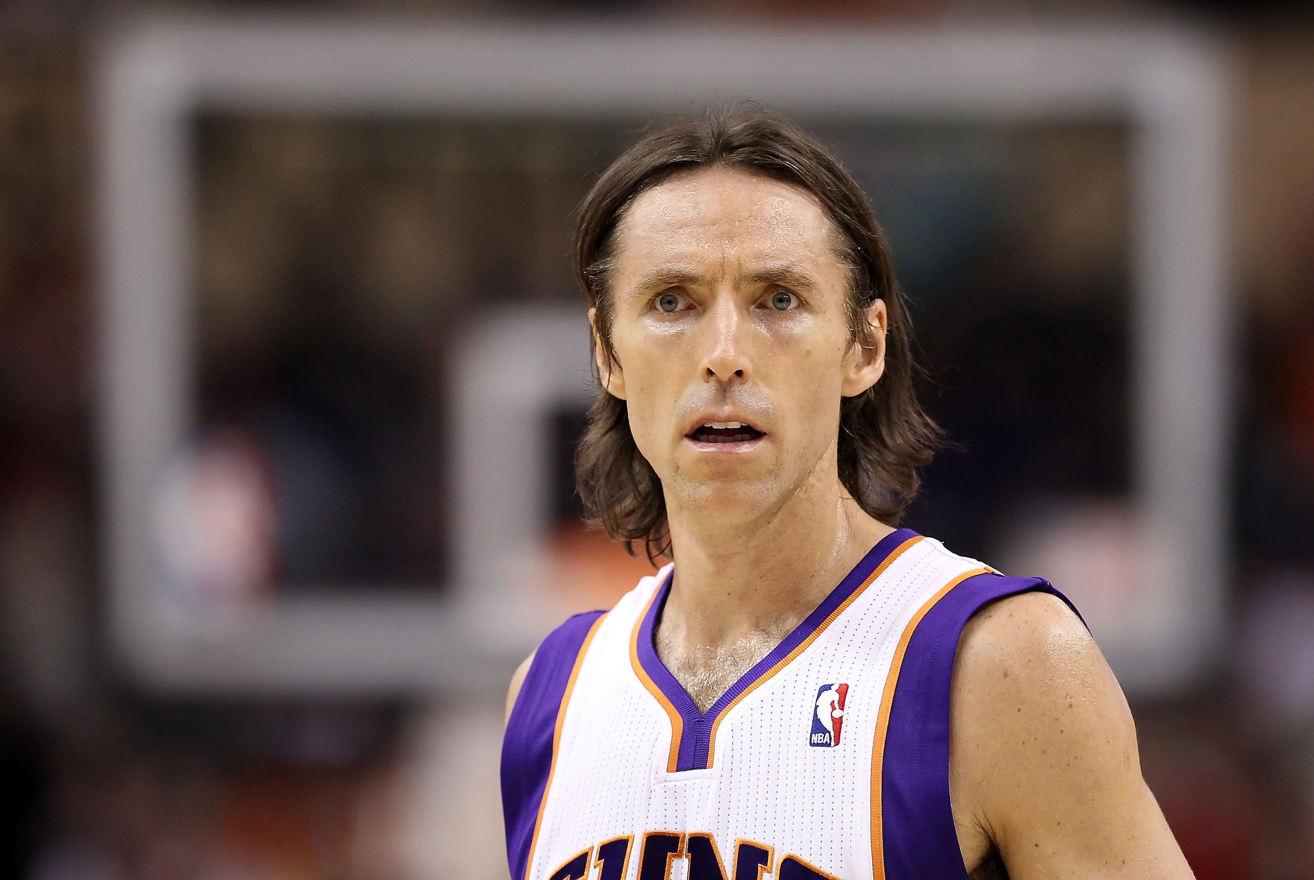 PHOENIX, AZ - APRIL 13:  Steve Nash #13 of the Phoenix Suns in action during the NBA game against the San Antonio Spurs at US Airways Center on April 13, 2011 in Phoenix, Arizona.  NOTE TO USER: User expressly acknowledges and agrees that, by downloading