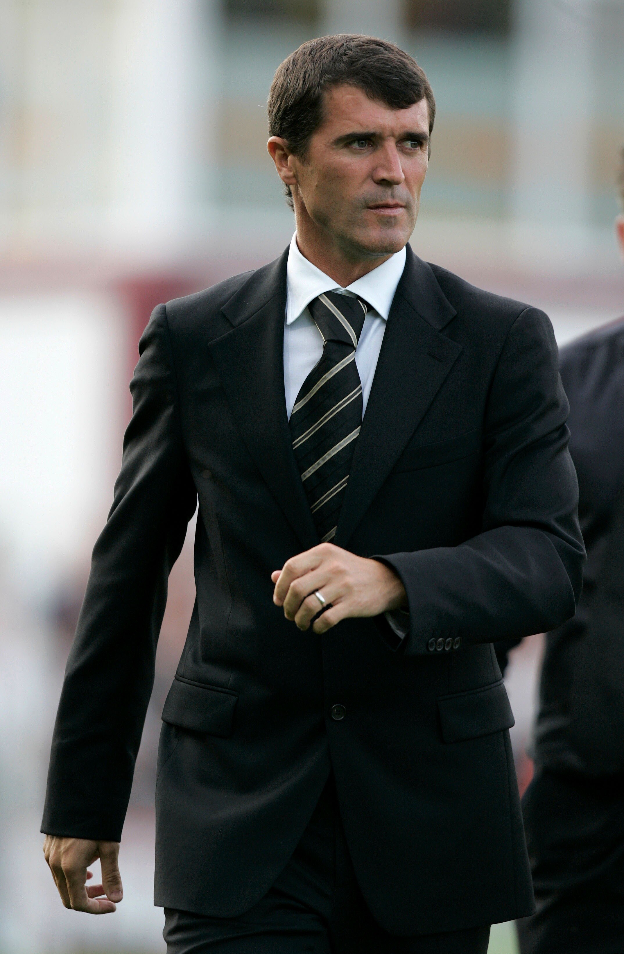 GALWAY, IRELAND - AUGUST 1:  Sunderland manager Roy Keane during the pre-season friendly between Galway United and Sunderland at Terryland Park, August 1, 2007 in Galway, Ireland. (Photo by Patrick Bolger/Getty Images)