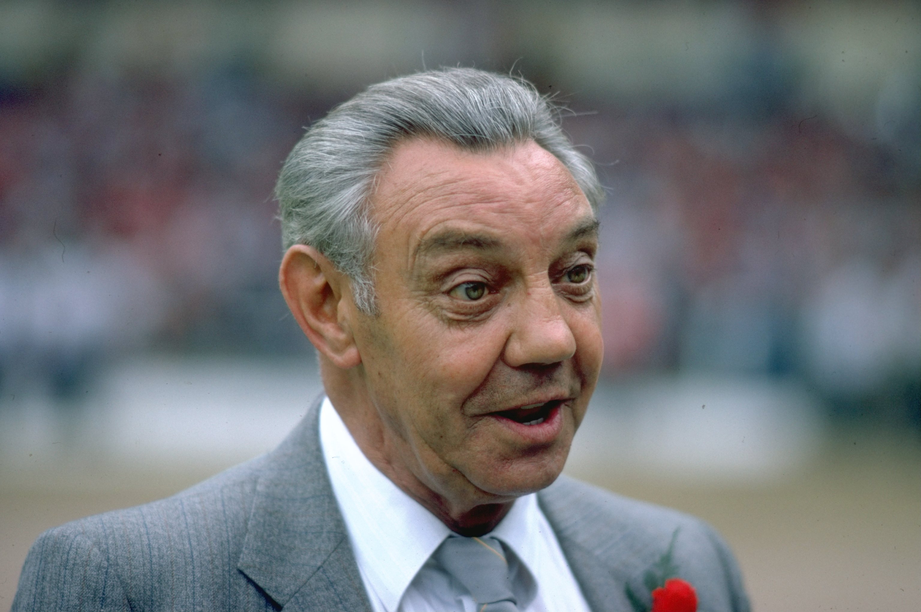 Aug 1983:  Portrait of Liverpool Manager Joe Fagan. \ Mandatory Credit: David  Cannon/Allsport