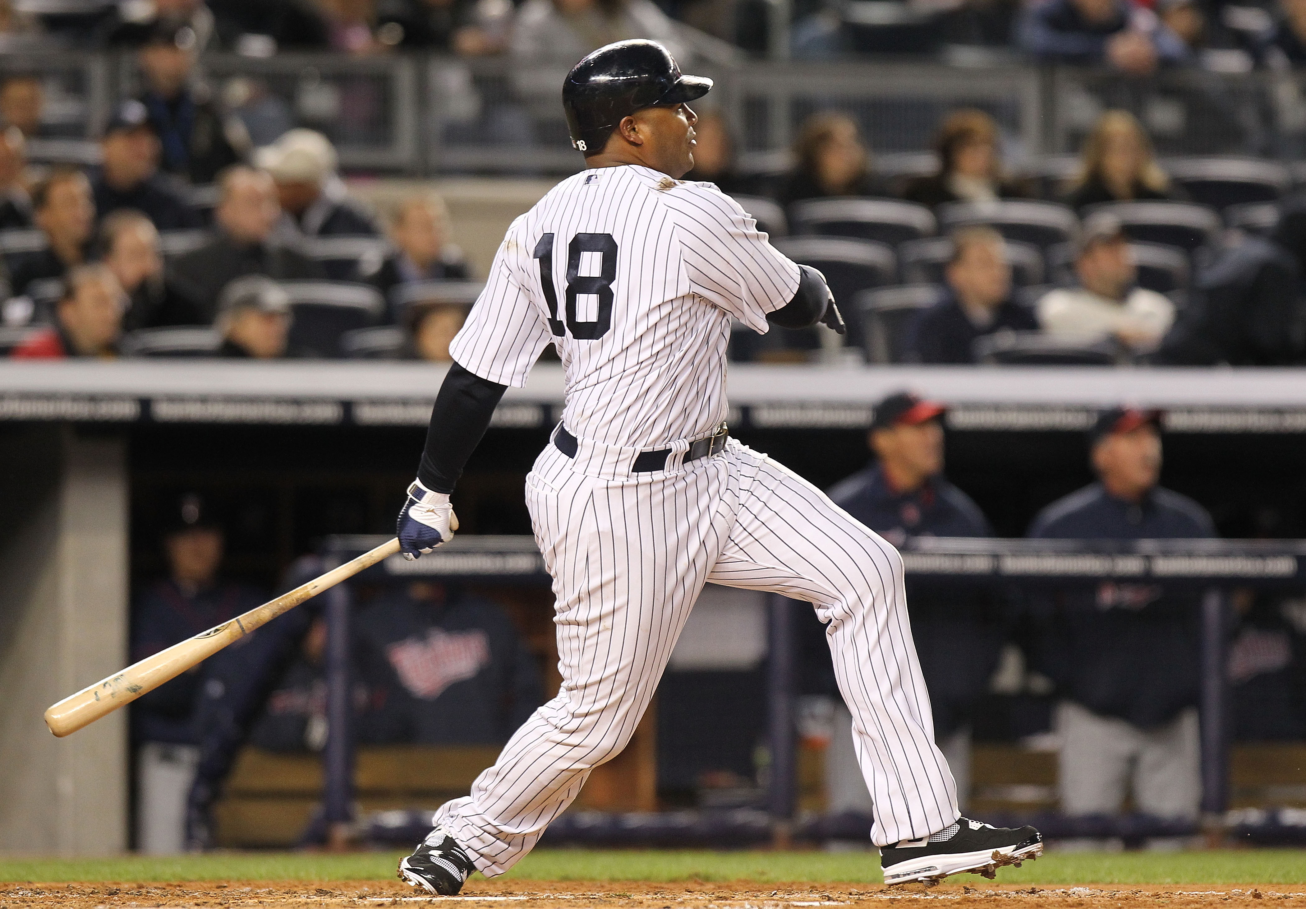 Photo: New York Yankees Andruw Jones at Yankee Stadium in New York