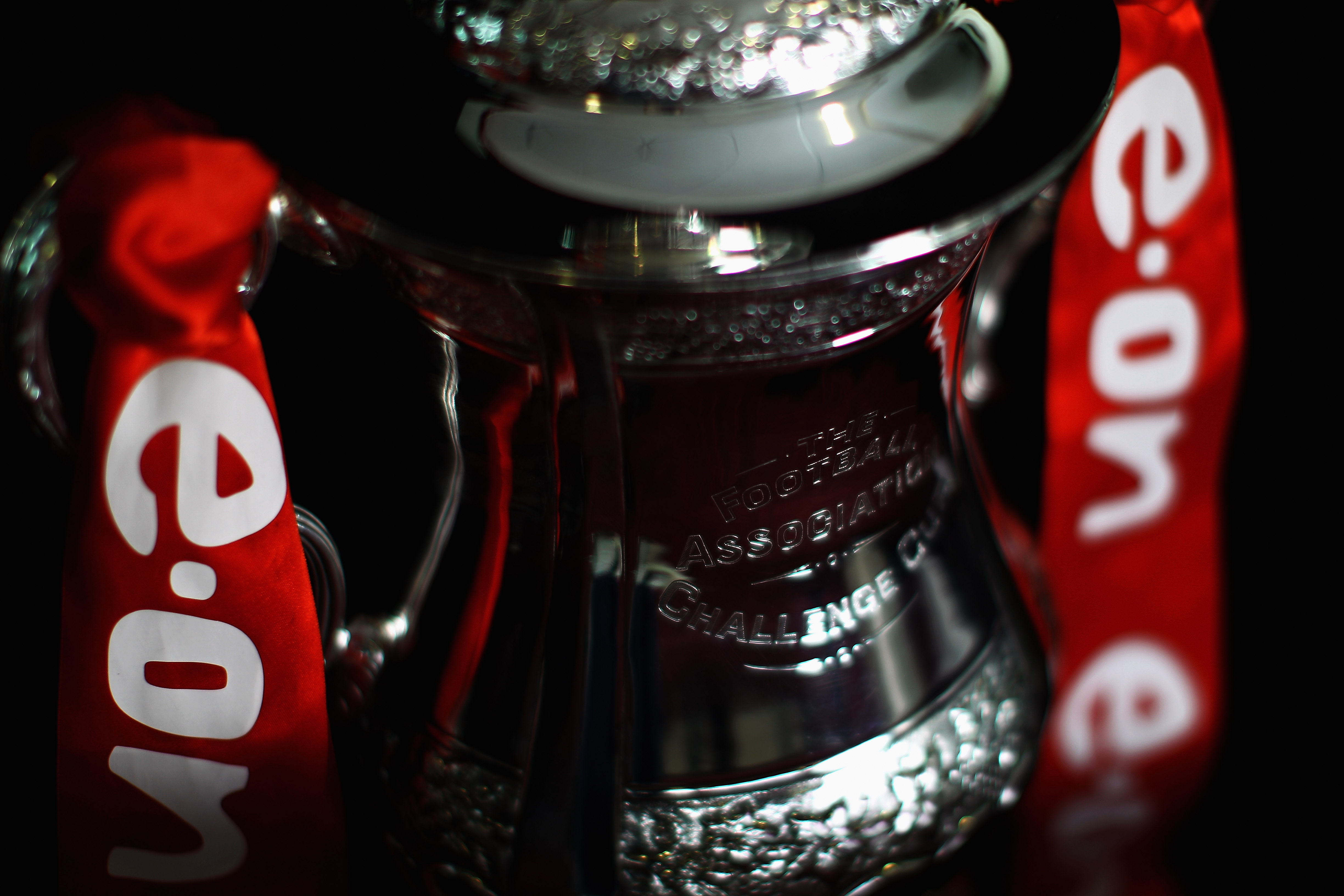 LONDON, ENGLAND - FEBRUARY 16:  A detailed view of the FA Cup sponsored by Eon at the Leyton Orient FA Cup Media Day at Matchroom Stadium on February 16, 2011 in London, England.  (Photo by Dean Mouhtaropoulos/Getty Images)