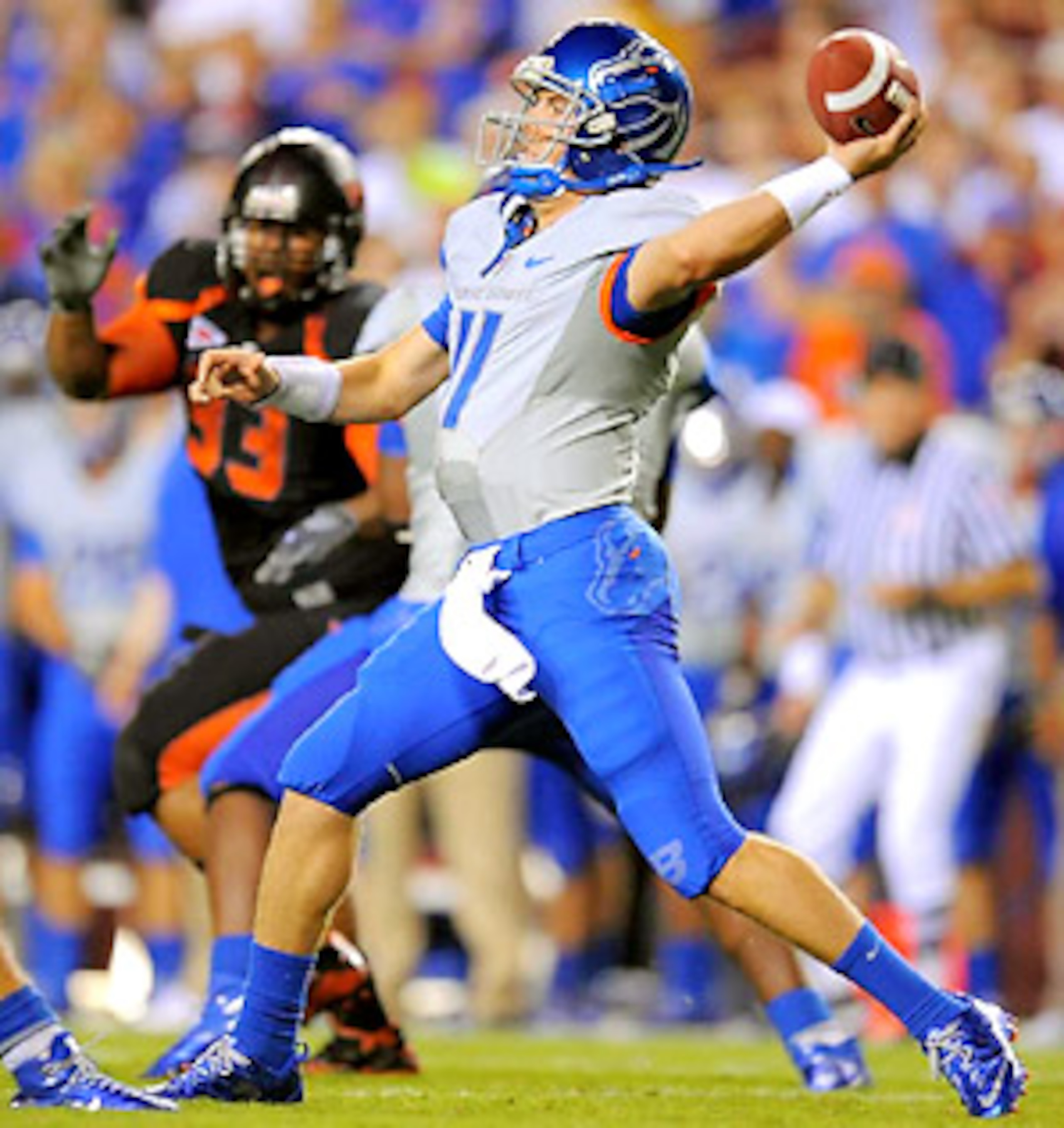 Boise State quarterback Kellen Moore Boise State quarterback Kellen Moore
