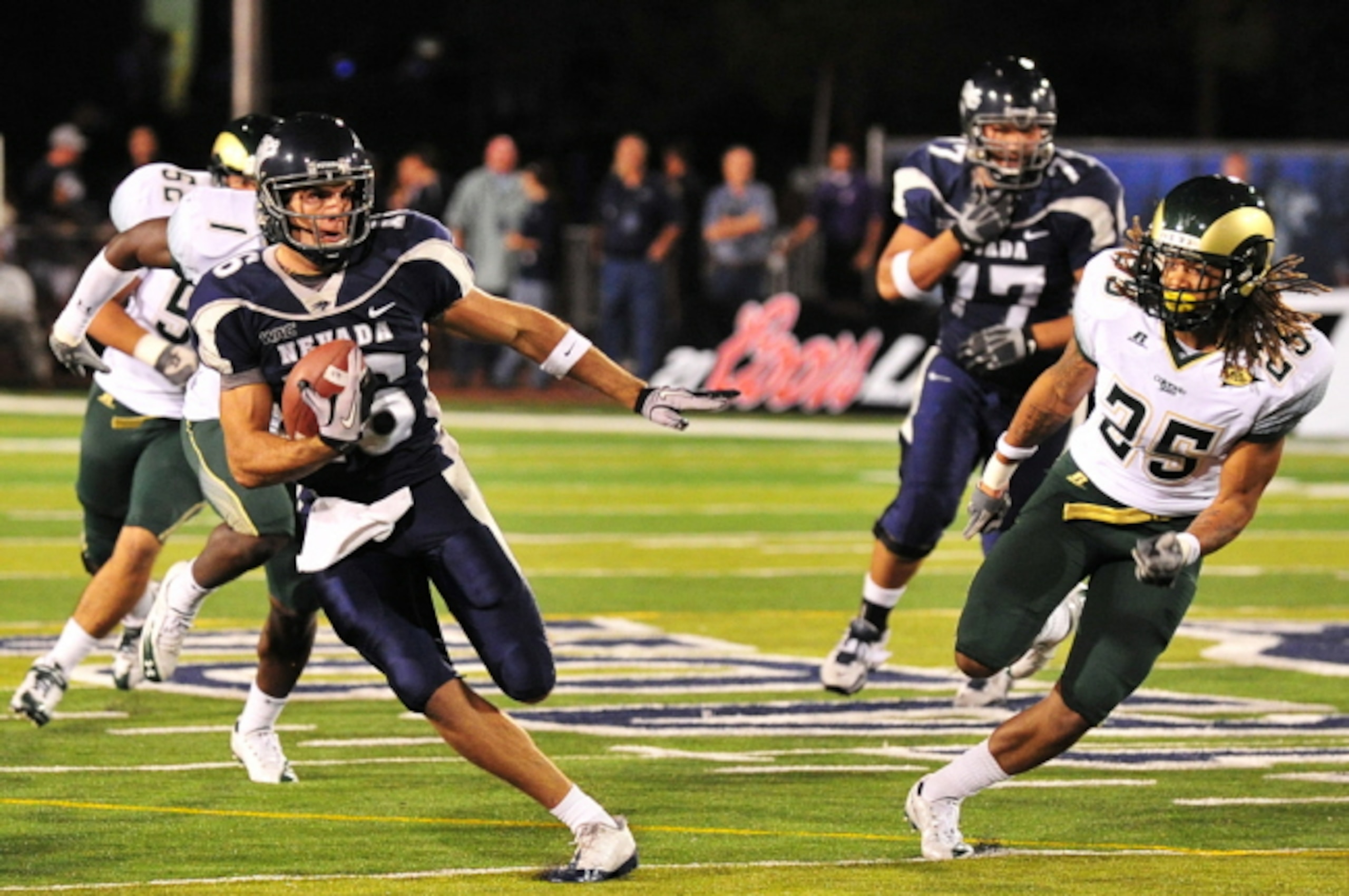 Nevada quarterback Tyler Lantrip Nevada quarterback Tyler Lantrip