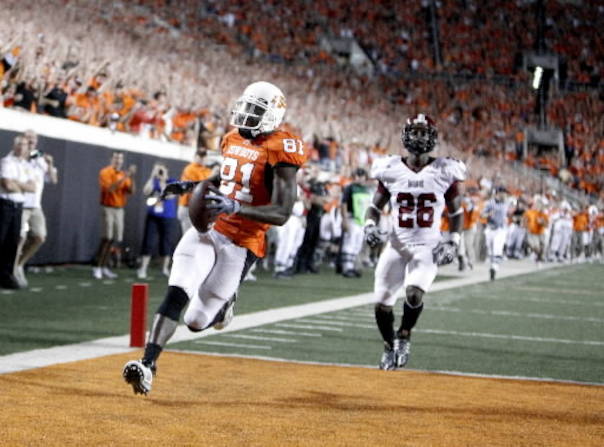 Oklahoma State wide receiver Justin Blackmon Oklahoma State wide receiver Justin Blackmon