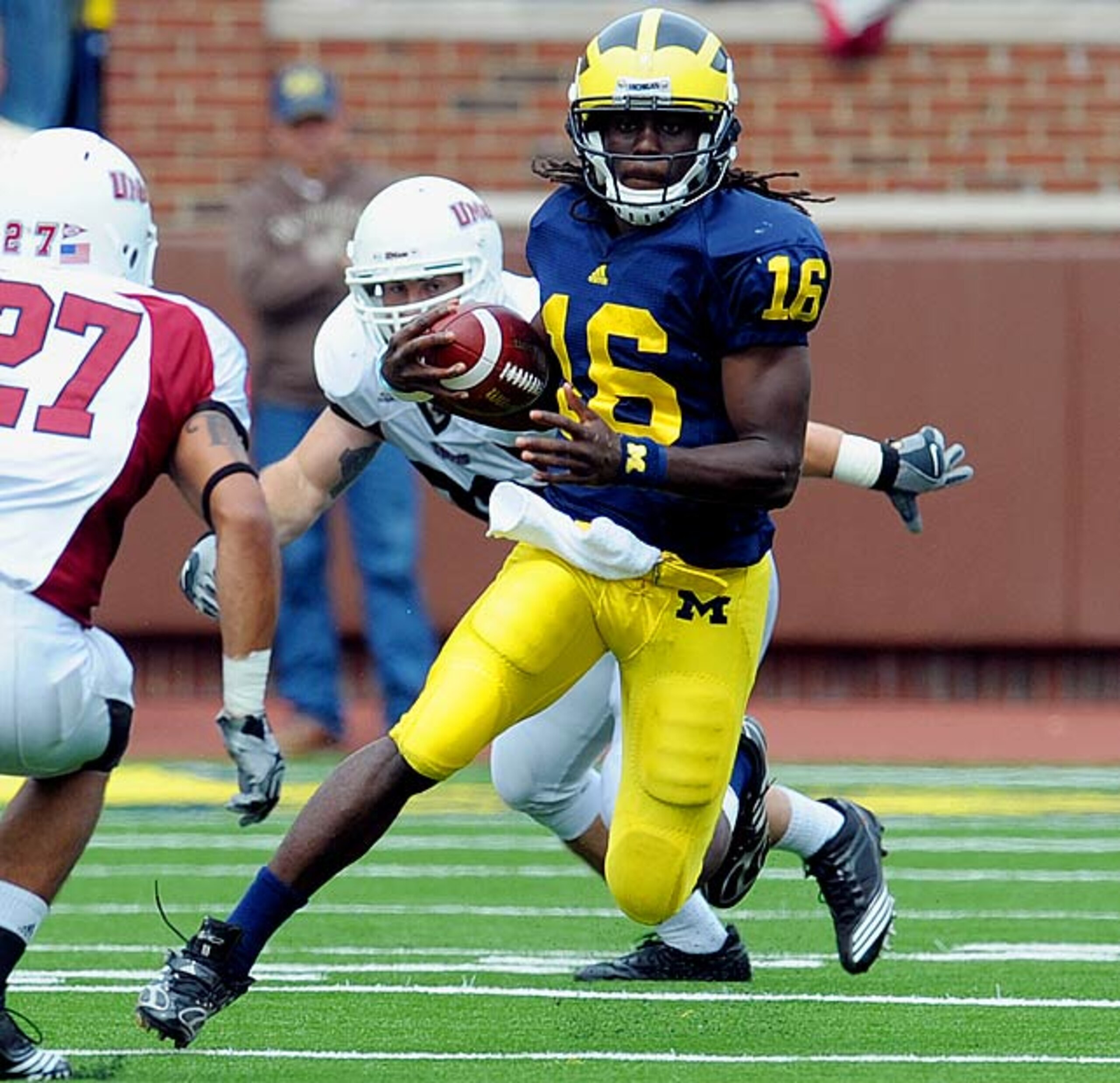 Michigan quarterback Denard Robinson Michigan quarterback Denard Robinson