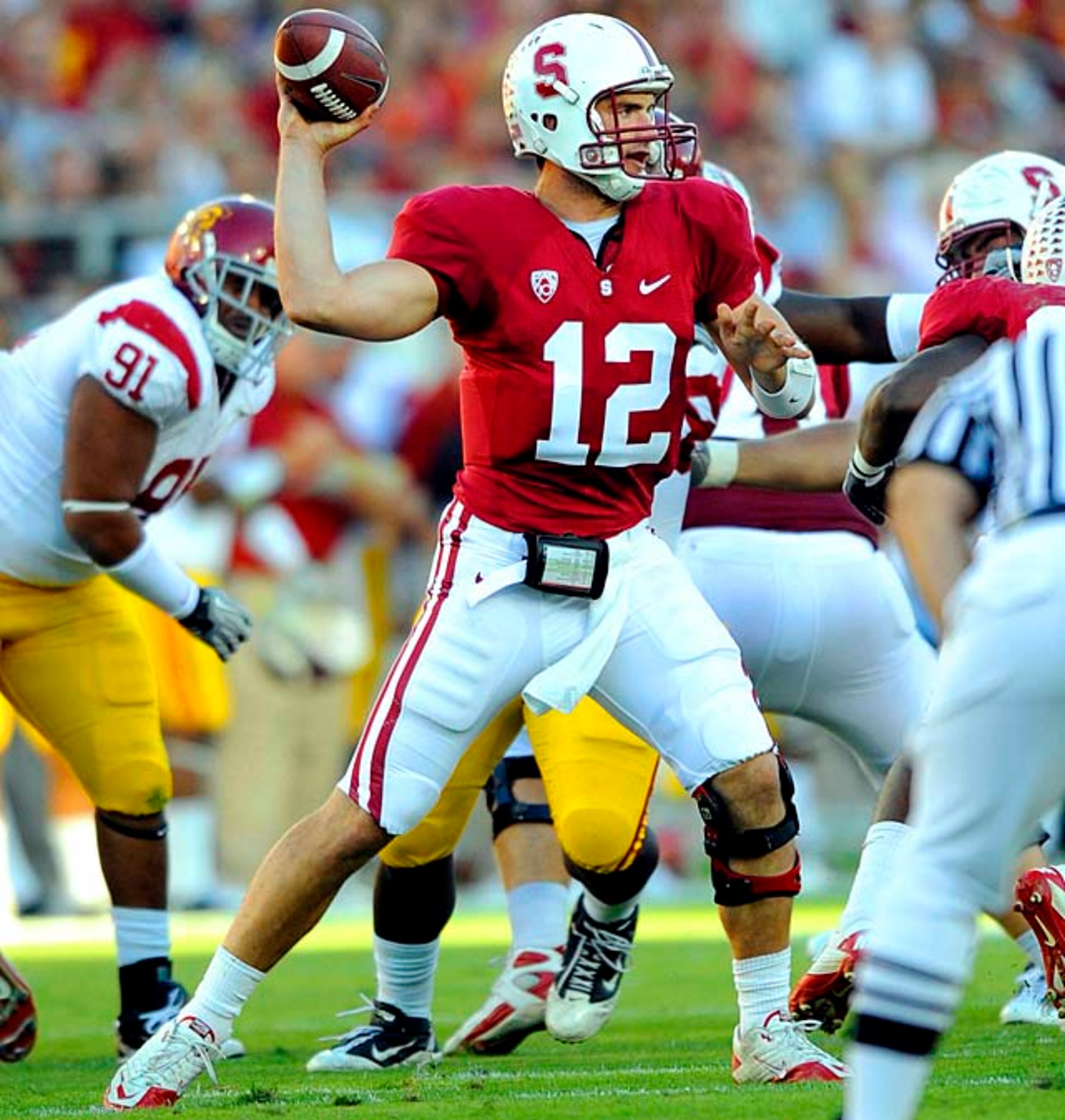 Stanford quarterback Andrew Luck Stanford quarterback Andrew Luck