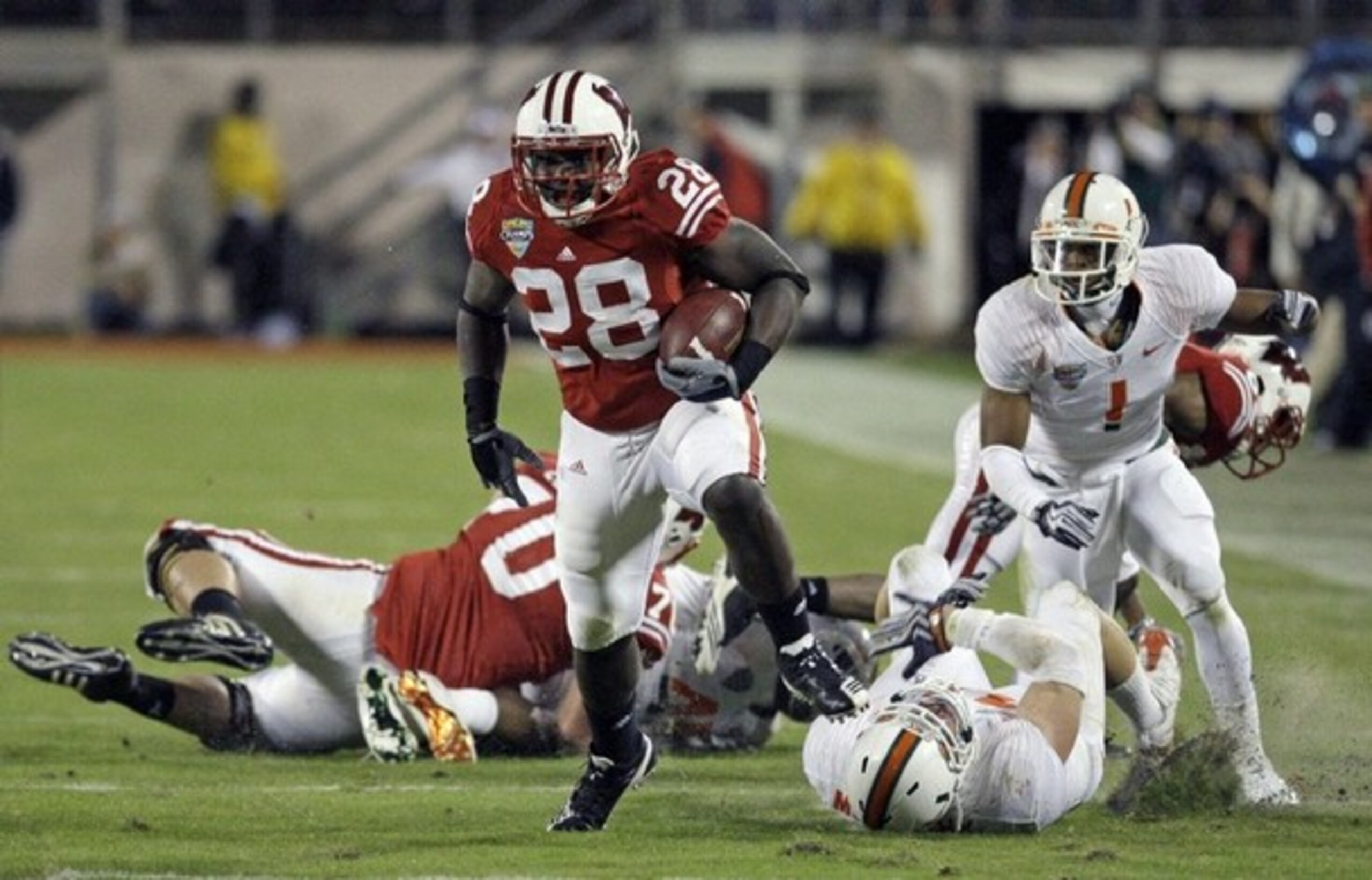 Wisconsin running back Monte Ball Wisconsin running back Monte Ball