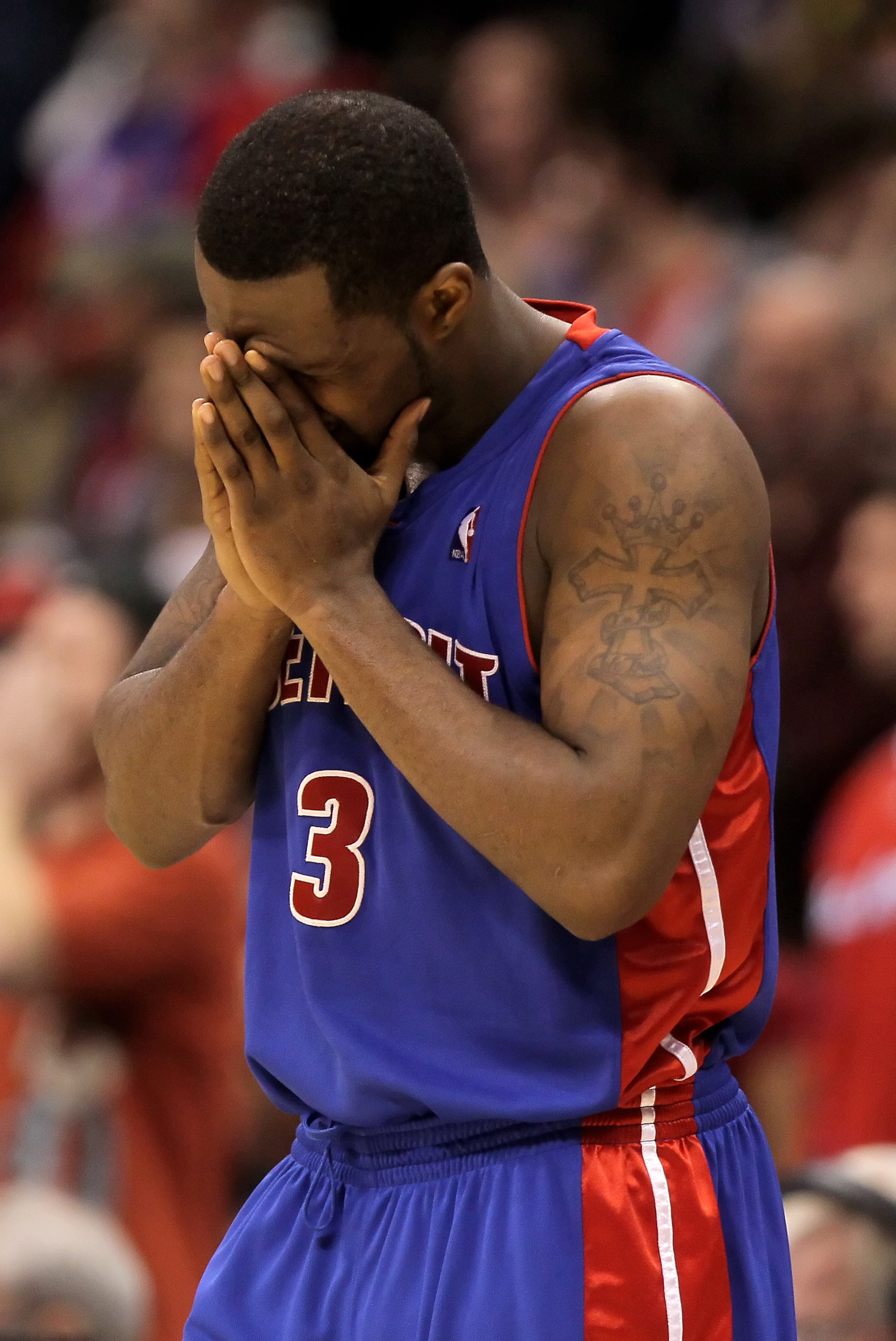 LOS ANGELES, CA - FEBRUARY 24: Rodney Stuckey #3 of the Detroit Pistons reacts in the closing minutes of the second half against the Los Angeles Clippers at Staples Center on February 24, 2010 in Los Angeles, California. The Clippers defeated the Pistons LOS ANGELES, CA - FEBRUARY 24: Rodney Stuckey #3 of the Detroit Pistons reacts in the closing minutes of the second half against the Los Angeles Clippers at Staples Center on February 24, 2010 in Los Angeles, California. The Clippers defeated the Pistons