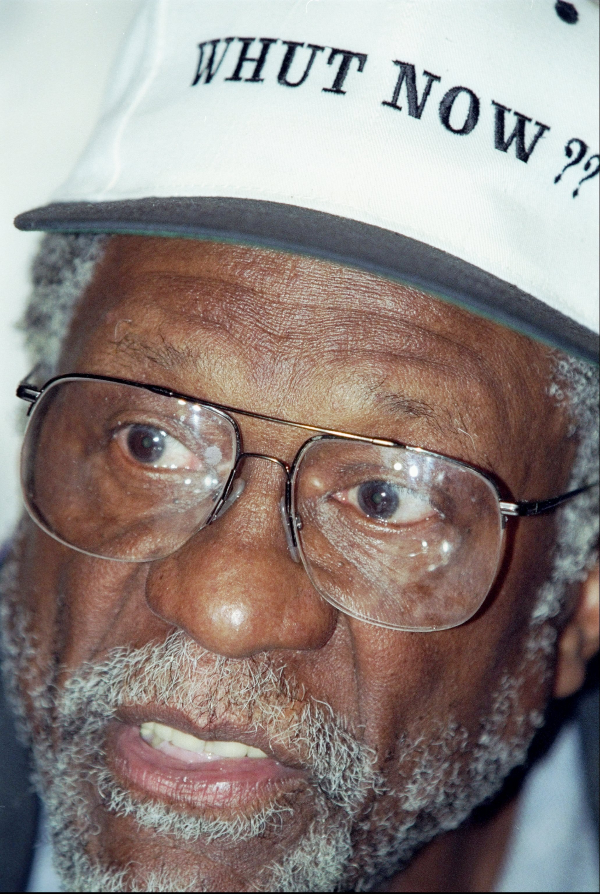 7 Feb 1997: Bill Russell looks on during Media Day for the All-Star Game at the Renaissance Hotel in Cleveland, Ohio.