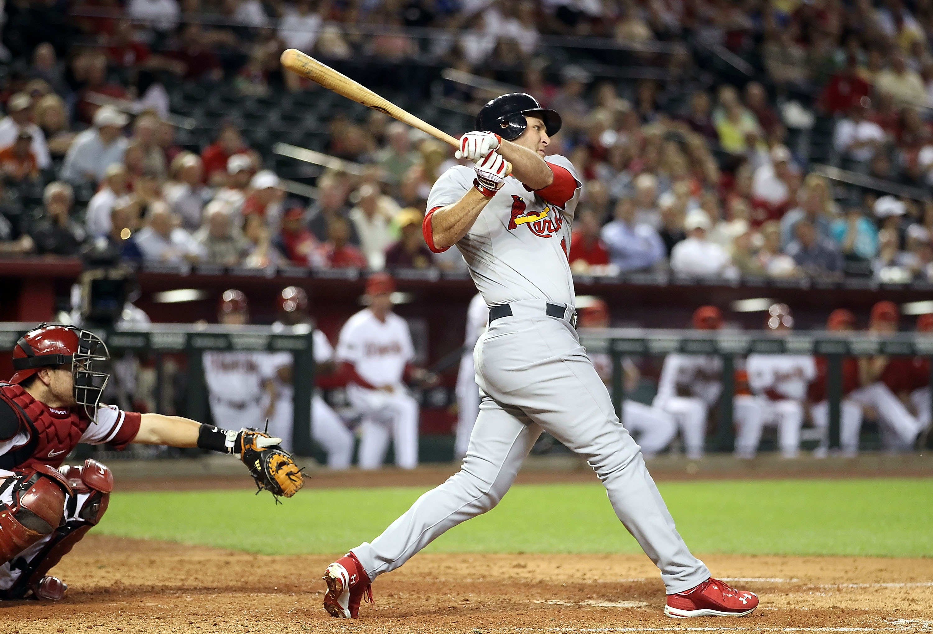 HOU@SD: Lance Berkman hits first home run in Majors 