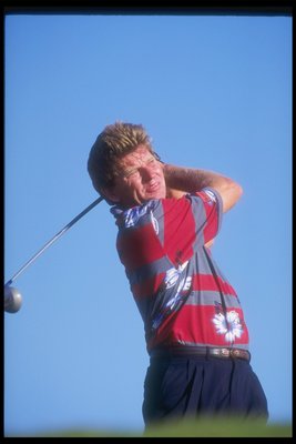 8 Nov 1994:    Nick Price of South Africa shows great form  during the PGA Grand Slam. Mandatory Credit: Gary Newkirk  /Allsport