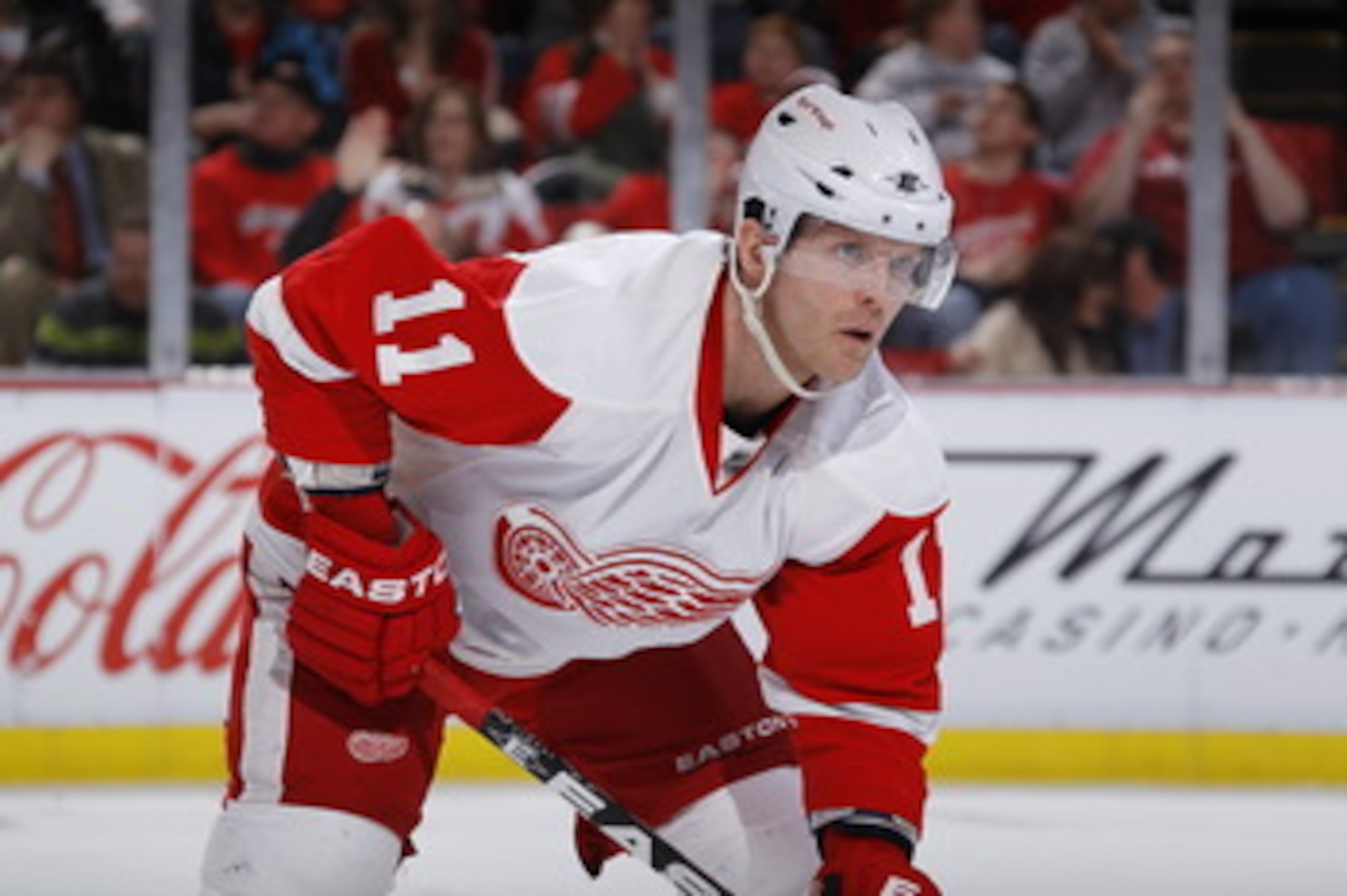 DETROIT, MI - MARCH 30: Danny Cleary #11 of the Detroit Red Wings looks on the St. Louis Blues at Joe Louis Arena on March 30, 2011 in Detroit, Michigan. (Photo by Gregory Shamus/Getty Images) DETROIT, MI - MARCH 30: Danny Cleary #11 of the Detroit Red Wings looks on the St. Louis Blues at Joe Louis Arena on March 30, 2011 in Detroit, Michigan. (Photo by Gregory Shamus/Getty Images)