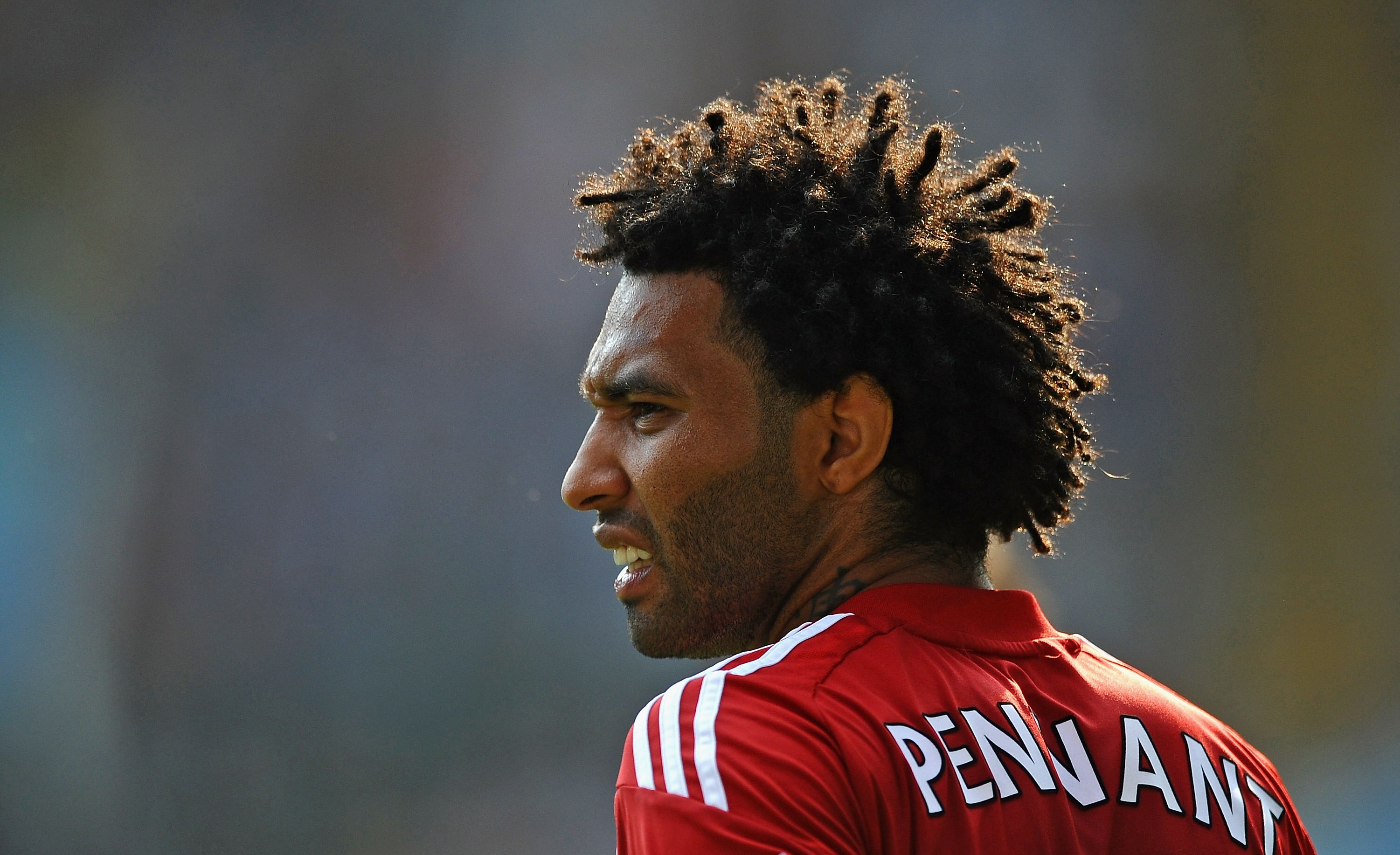 BIRMINGHAM, ENGLAND - APRIL 23: Jermaine Pennant of Stoke City looks on during the Barclays Premier League match between Aston Villa and Stoke City at Villa Park on April 23, 2011 in Birmingham, England.  (Photo by Laurence Griffiths/Getty Images)
